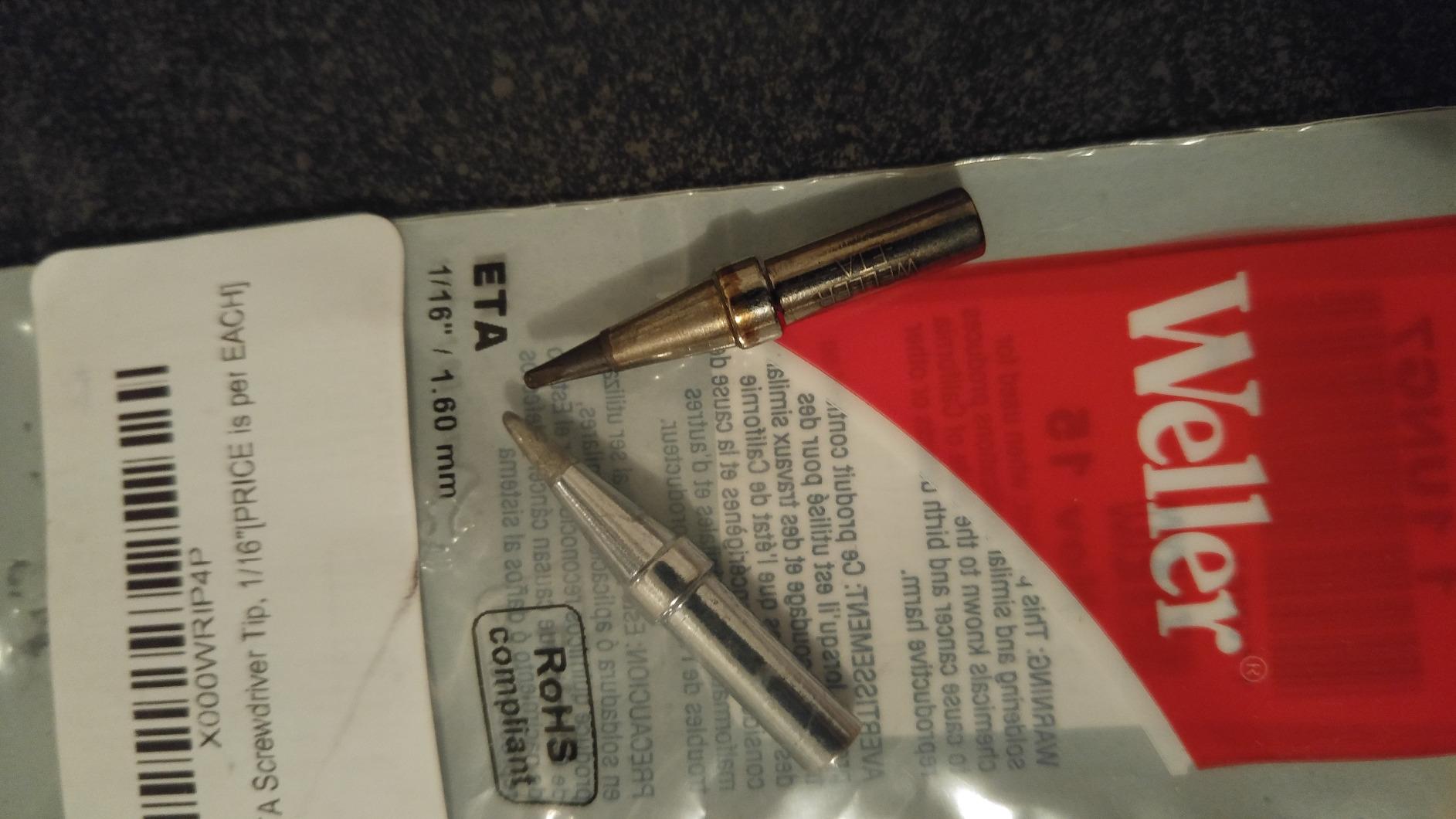 Weller ETA Soldering Tip, 1/16