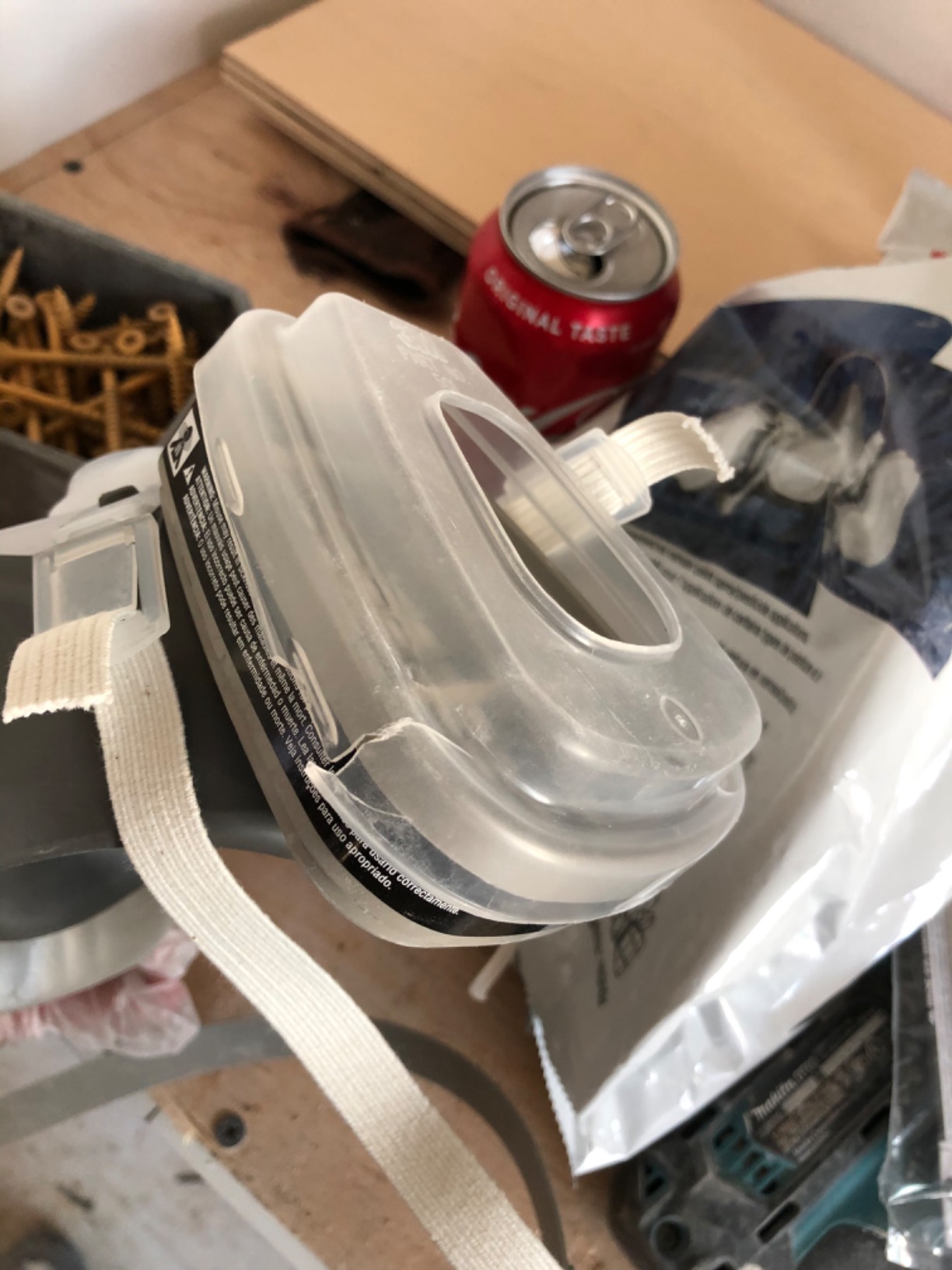 3M Half Facepiece Disposable Respirator Assembly 53P71, NIOSH, Large customer photo 2