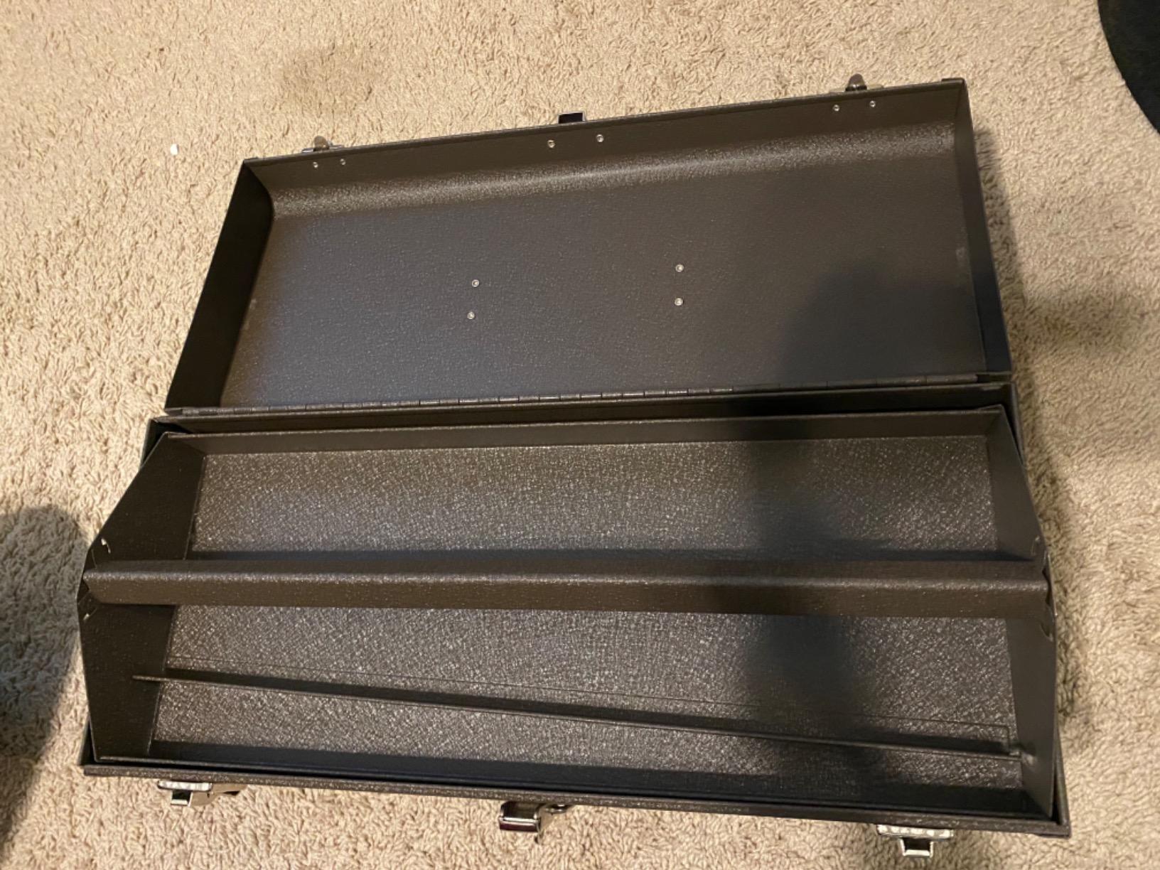 Homak 20-Inch Industrial Steel Toolbox, Brown Wrinkle Powder Coat, BW00200200 customer photo 2