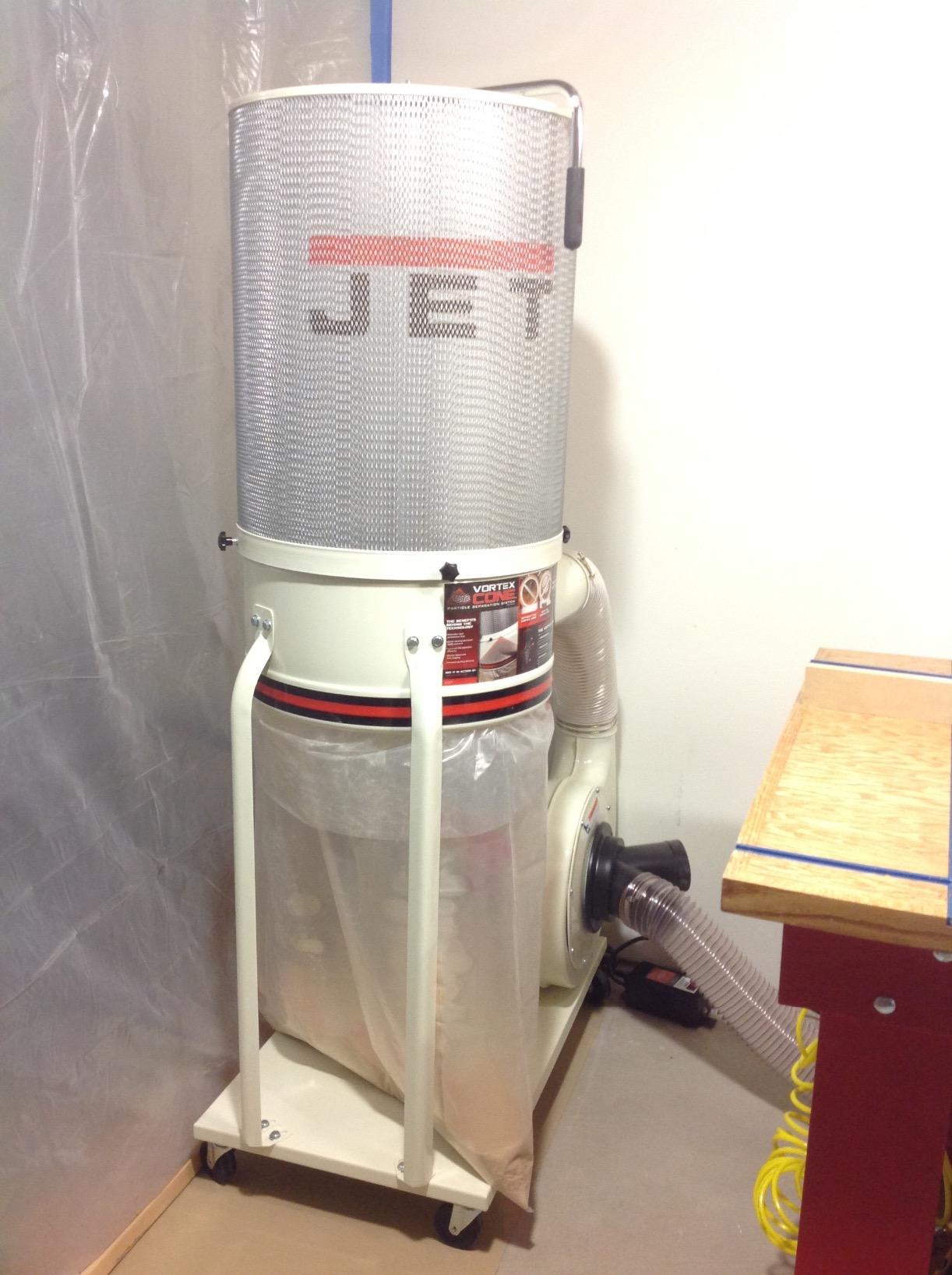 JET Vortex Cone Dust Collector with 2-Micron Canister Filter, 1-1/2 HP, 115/230V 1Ph (DC-1100VX-CK) customer photo 1