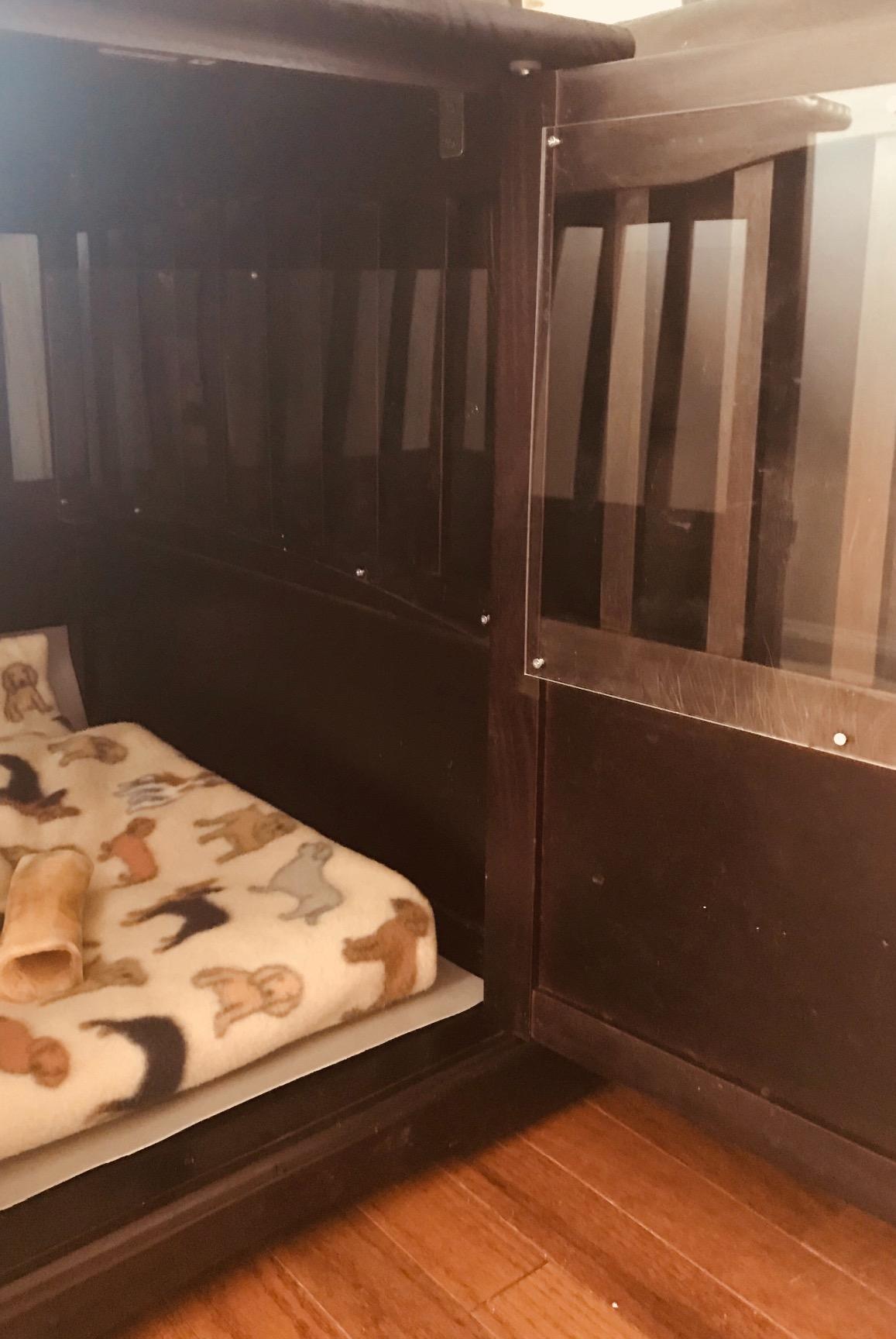 Casual Home Wooden Medium Pet Crate, End Table, Espresso customer photo 1