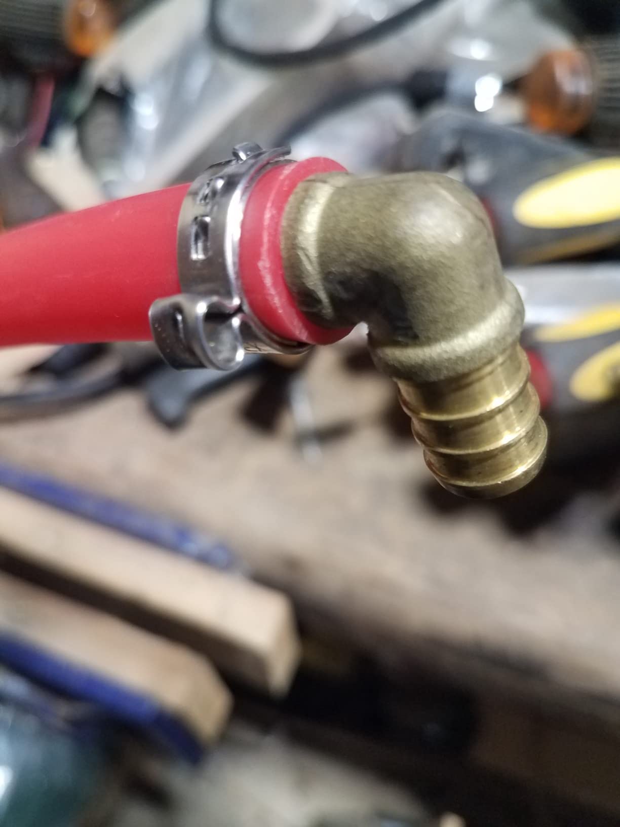 iCrimp Ratcheting PEX Cinch Tool for Fastening Stainless Clamps from 3/8-Inch to 1-Inch with Calibration Gauge Suits ASTM F2098 and Non F2098 Ear Hose Clamps Red customer photo 2