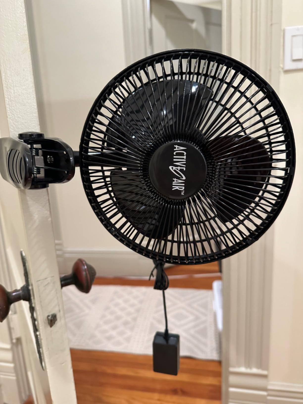 Active Air 8 Inch Clip-On 360-Degree Hydroponic Grow Fan, 7.5 Watt, Black customer photo 1