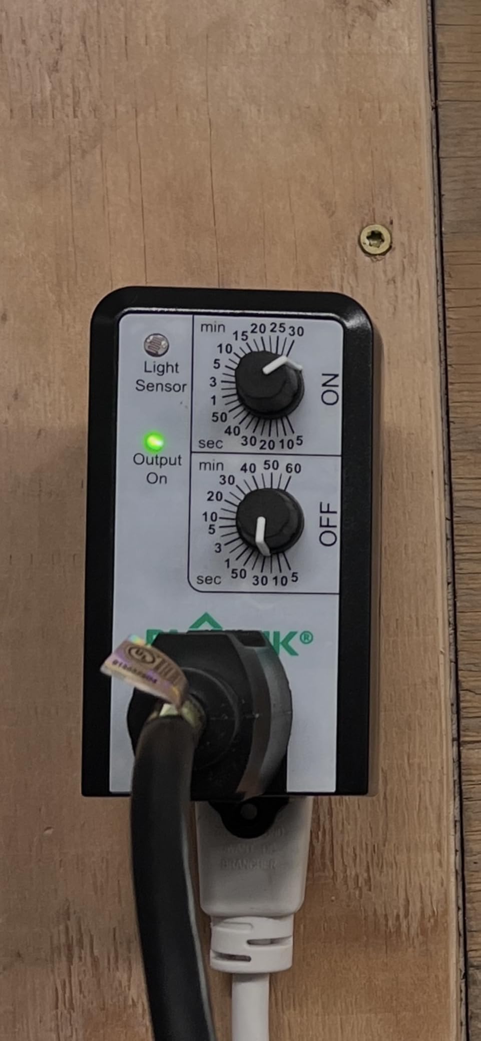 BN-LINK Short Period Repeat Cycle Intermittent Timer, Interval Timer - Day, Night, or 24 Hour Operation, Photocell Light Sensor Dusk to Dawn for Hydroponics Aquaponics Aeroponics customer photo 1