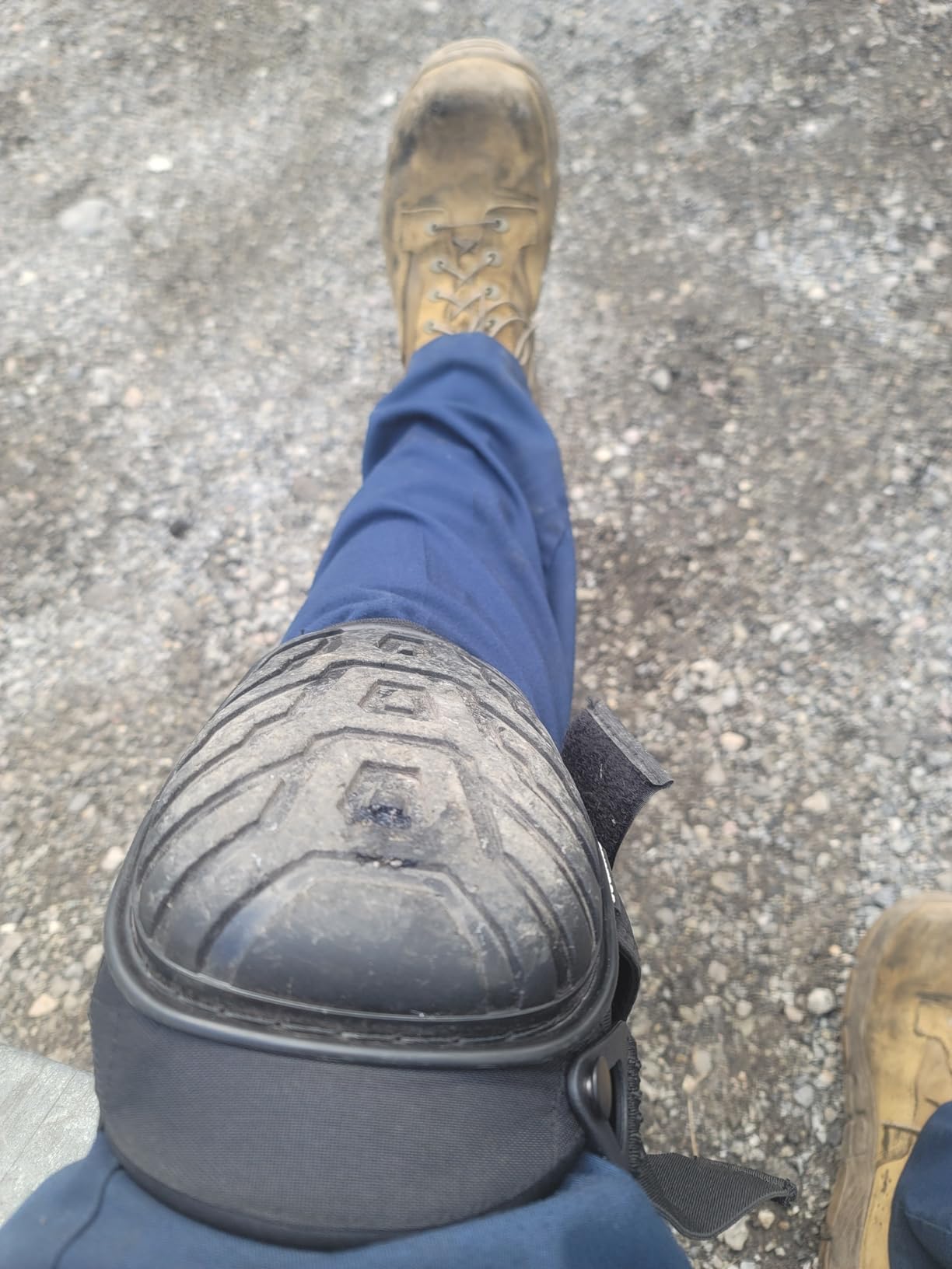 CE' CERDR Professional Knee Pads for Work - Heavy Duty Foam Padding Kneepads for Construction, Gardening, Flooring with Comfortable Gel Cushion to Save Your Knees (Knee High) customer photo 2