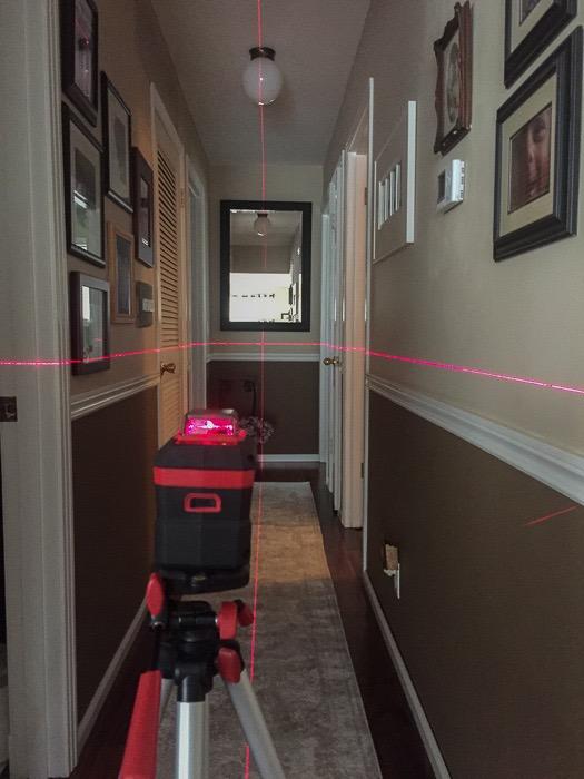 SKIL 65ft. 360° Red Self-Leveling Cross Line Laser Level with Horizontal and Vertical Lines Rechargeable Lithium Battery USB Charging Port, Compact Tripod & Carry Bag Included - LL932201 customer photo 2