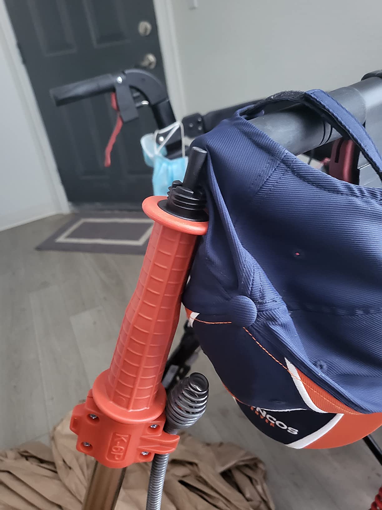 Closet Auger, 6 ft Cable Lg, 1/2 in Cable Dia, Power Drill Compatible, Bulb Head, Manual Cable Feed - 1 Each customer photo 1
