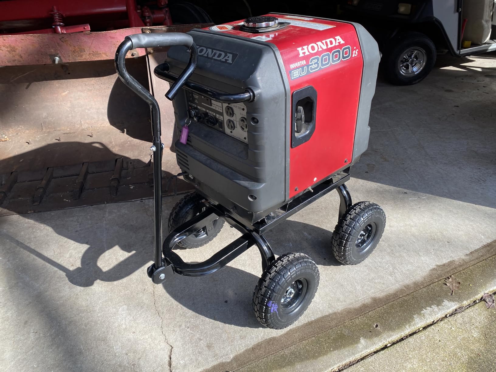 Wagon Wheel Kit, Never Flat, Honda EU3000is customer photo 1