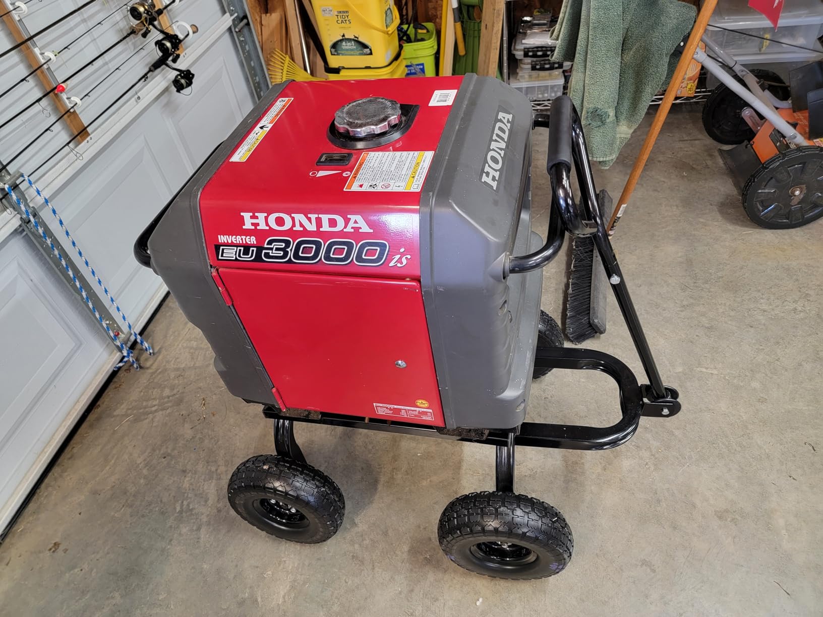 Wagon Wheel Kit, Never Flat, Honda EU3000is customer photo 2