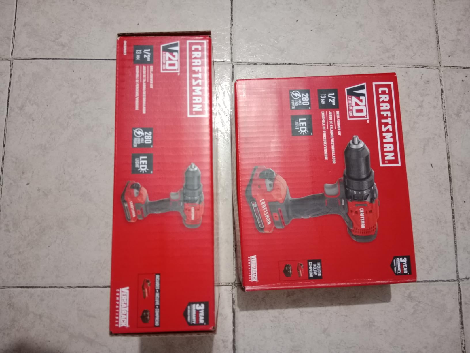 CRAFTSMAN V20 Cordless Drill/Driver Kit, 1/2 inch, Battery and Charger Included (CMCD700C1) customer photo 2