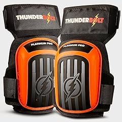 Thunderbolt Knee Pads for Men Construction Knee Pads for Work for Men and Women with Double Gel for Gardening Flooring Roofing Heavy Duty with Extra Thick Foam and Strong Adjustable Non-Slip Straps customer photo 2