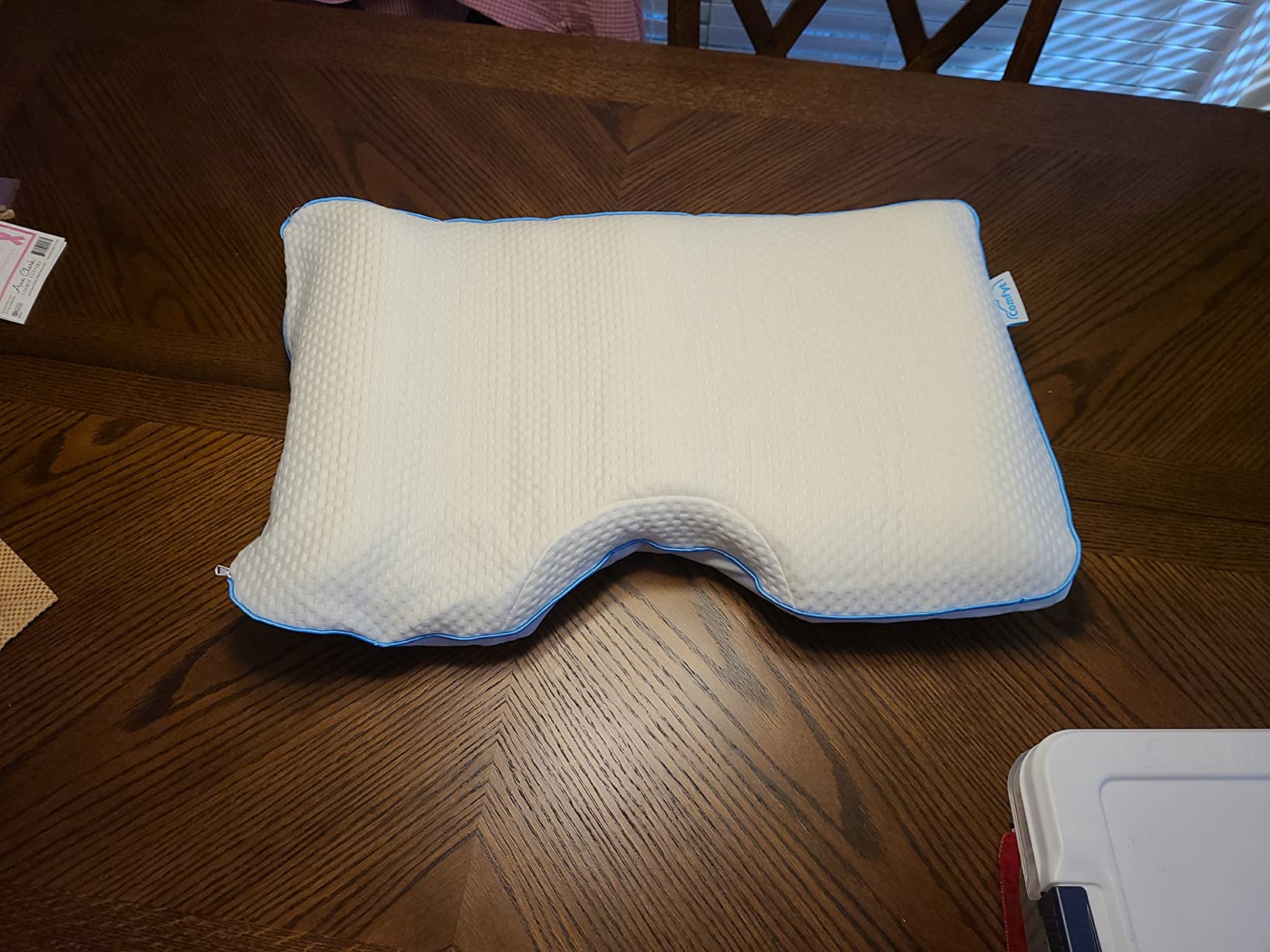 Side Sleeper Pillow - Bed Pillow - Cooling Pillow - My Skin Friendly Memory Foam Pillow - Pillow Cover Cervical Pillow Orthopedic Pillow Supports Posture Neck Bed Pillow Sleeping Pillow customer photo 1