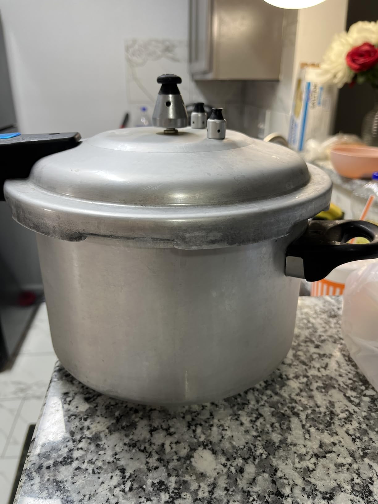 Barton 6.0 Quart Pressure Cooker Pot Release Valve Aluminum Canning Cooker Pressure Release Pot Stove Top Instant Fast Cooking Stovetop Pressure Canner Pot Gas Stoves, (5.67L) customer photo 1