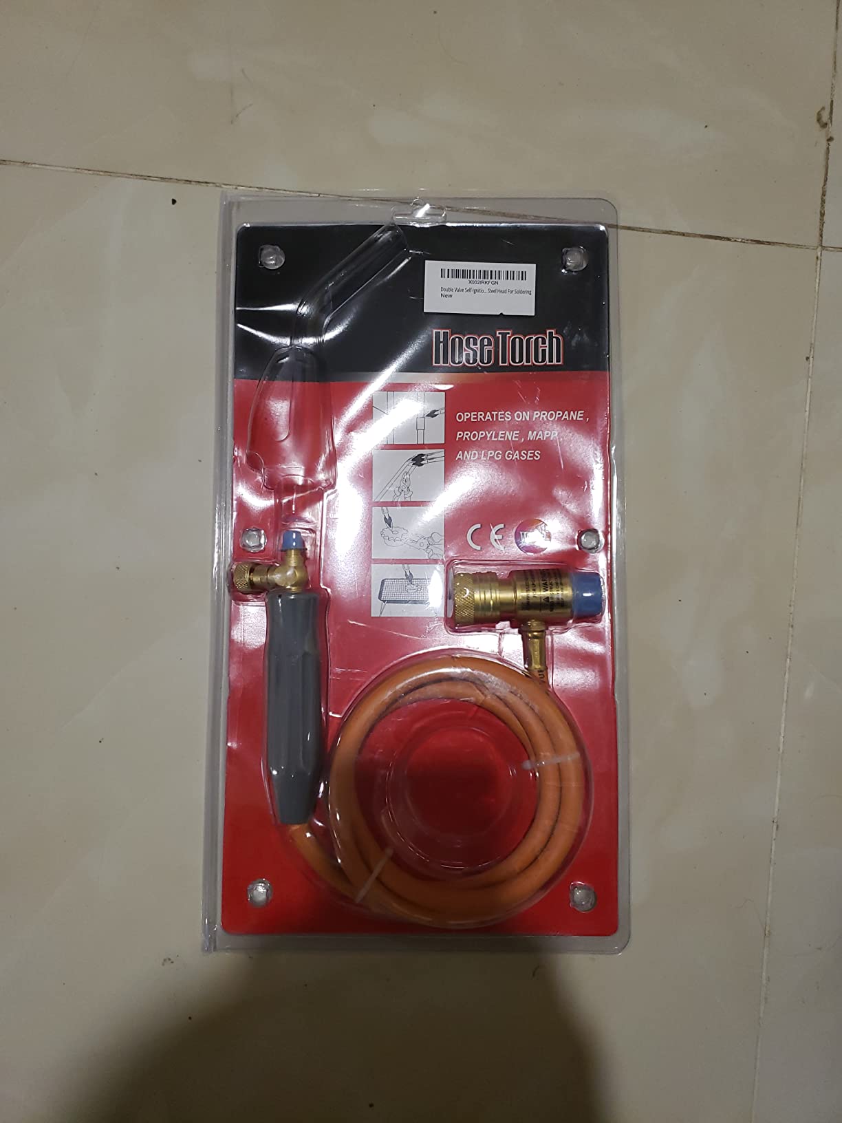 MAPP and Propane Torch with 60-Inch Hose, Self-Igniting customer photo 1