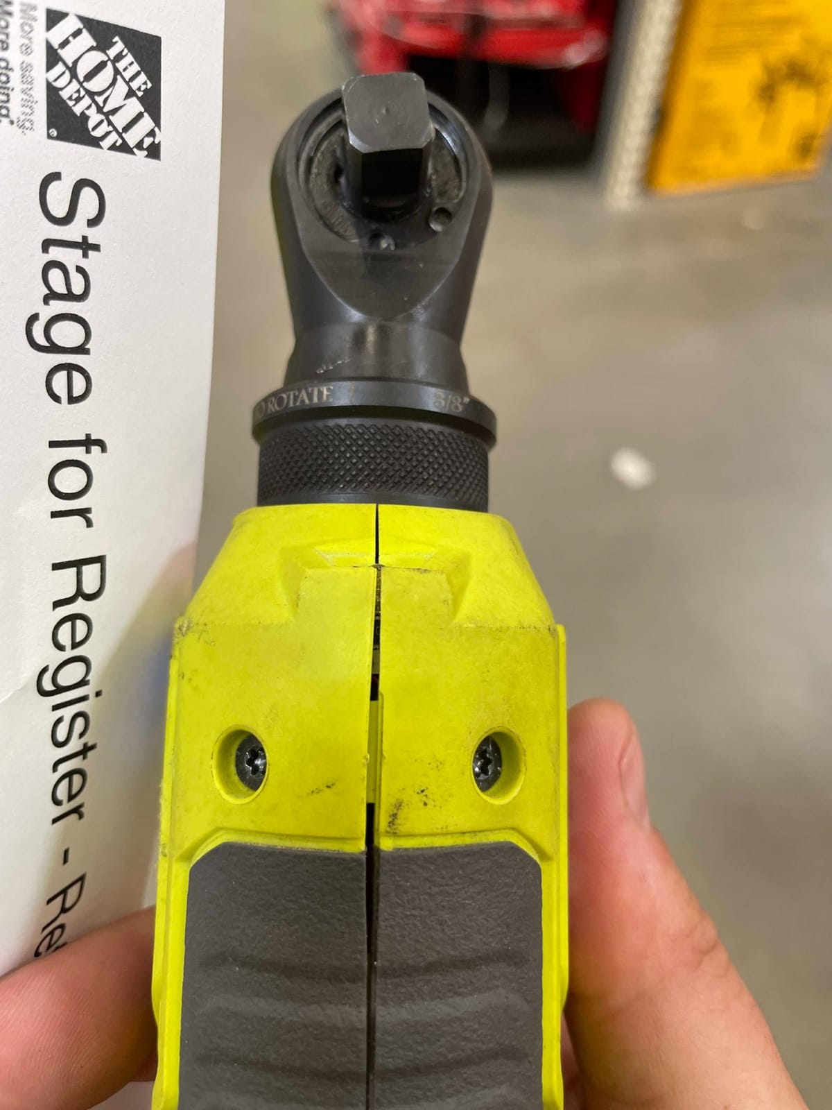 ONEAND 18V Cordless 3/8 in. 4-Position Ratchet Tool ONLY customer photo 2