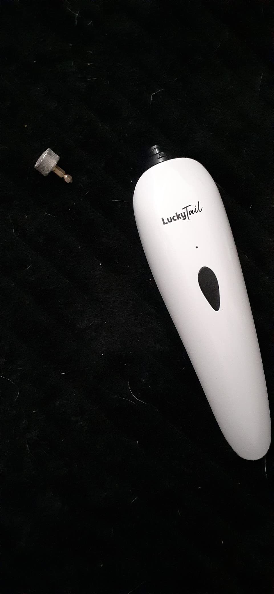 LuckyTail Dog Nail Grinder, Whisper-Quiet, Low-Vibration Trimmer with Light customer photo 1