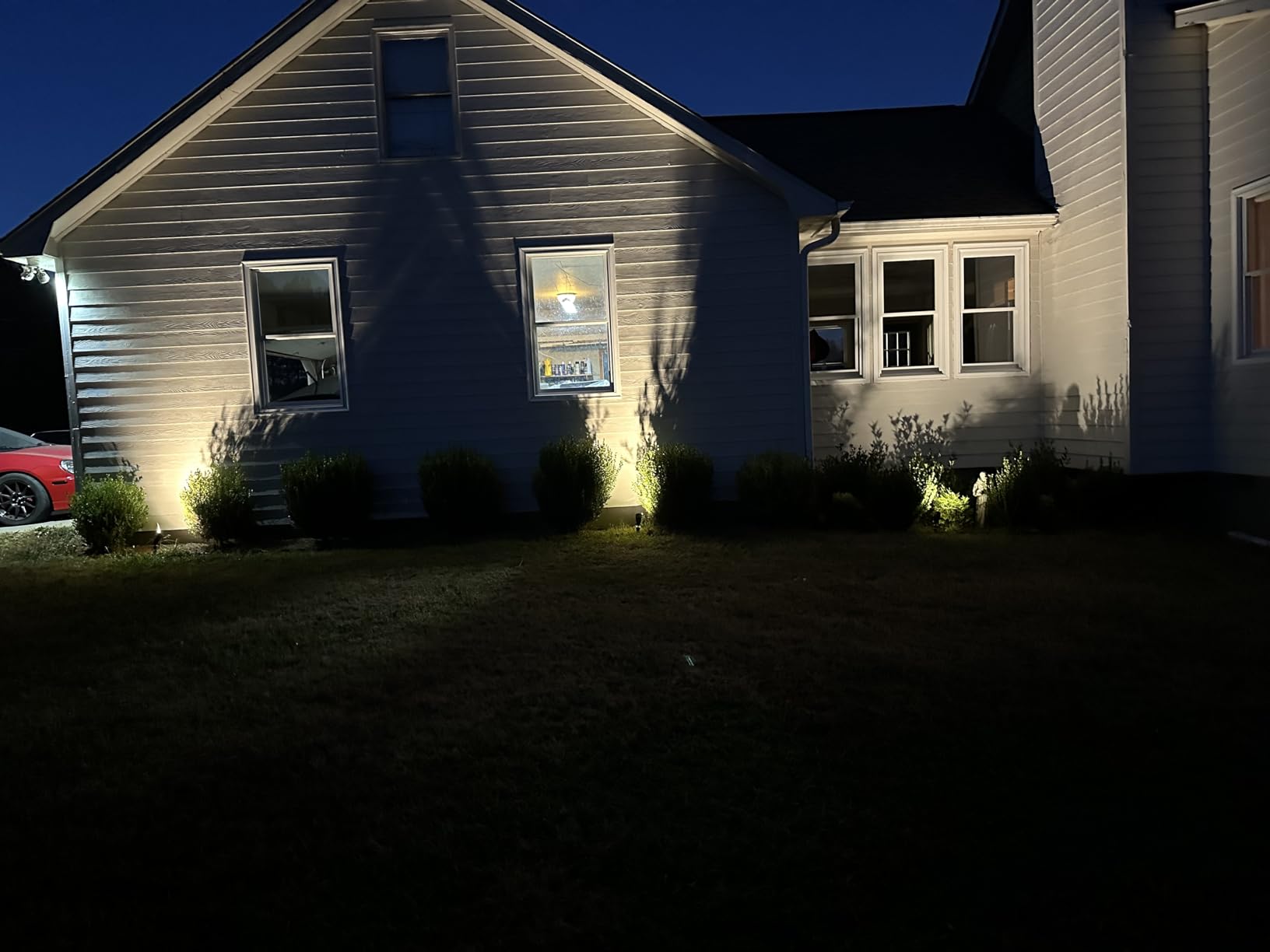 E ENERGETIC LIGHTING LED Landscape Lights with Connectors, 12V Low Voltage, Warm White 3000k, 4W, 175LM, Outdoor Waterproof Garden Pathway Lights Wall Tree Flag Spotlights with Spike Stand, 2 Pack customer photo 2