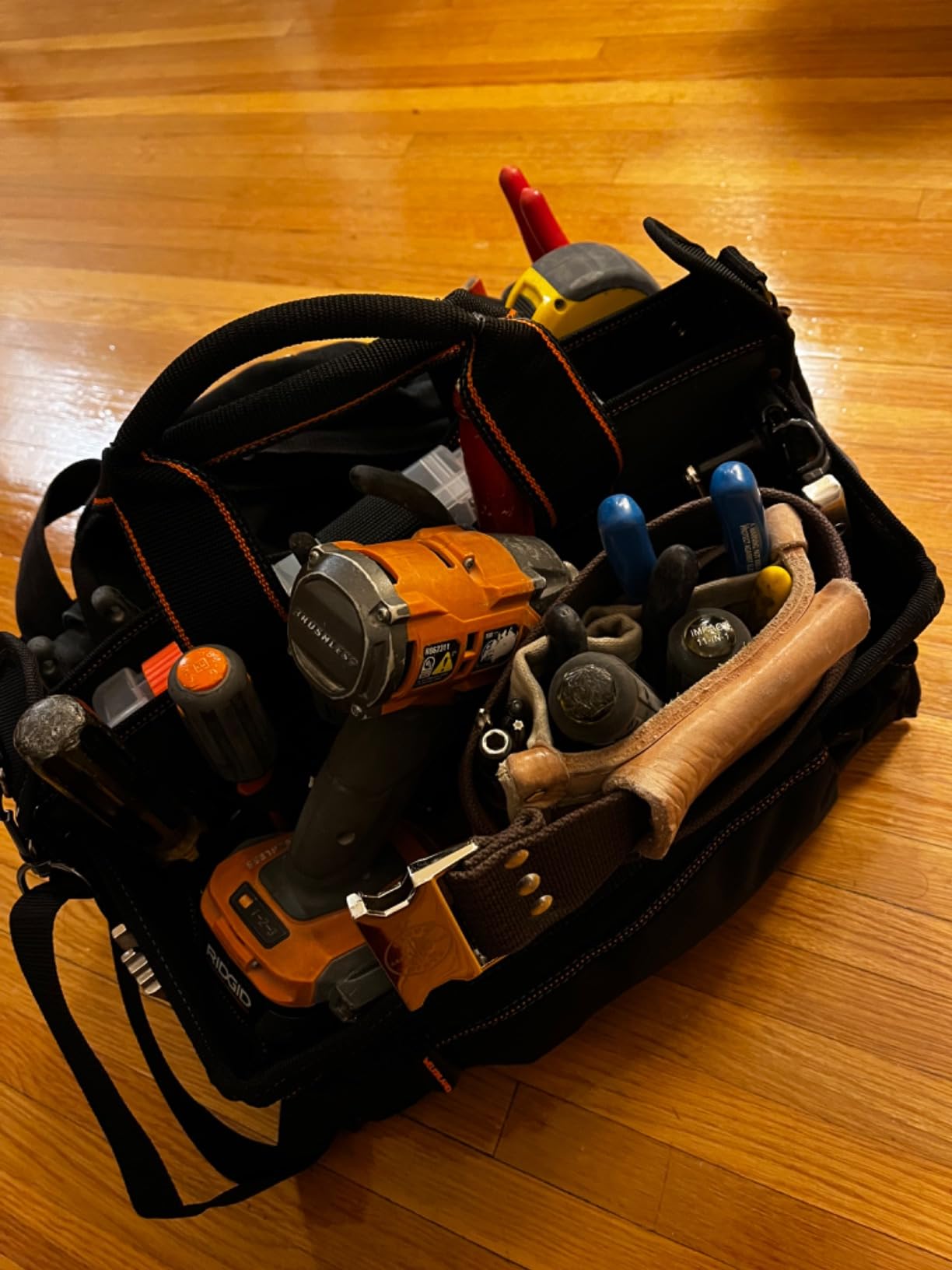 WELKINLAND 19-Pockets Tool Tote,16