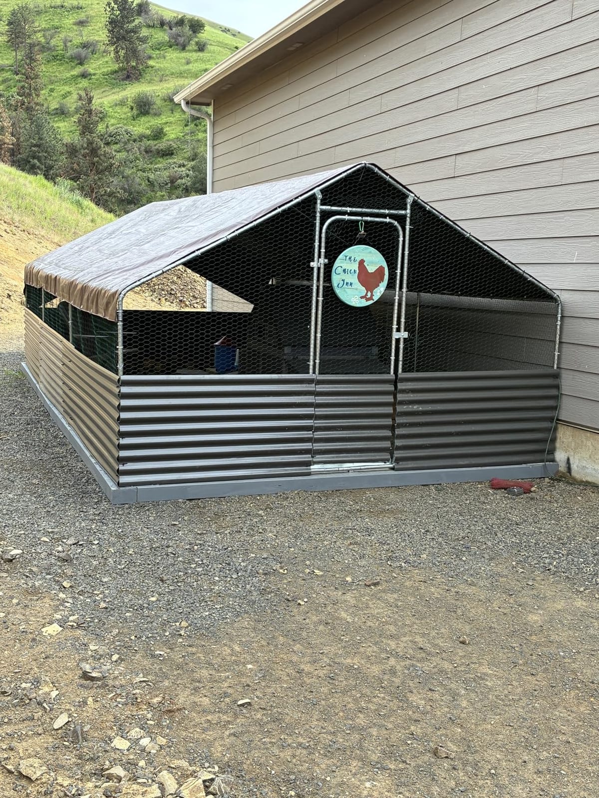 LEMBERI 20x10 FT Extra Large Metal Chicken Coop, Walk-in Run customer photo 1