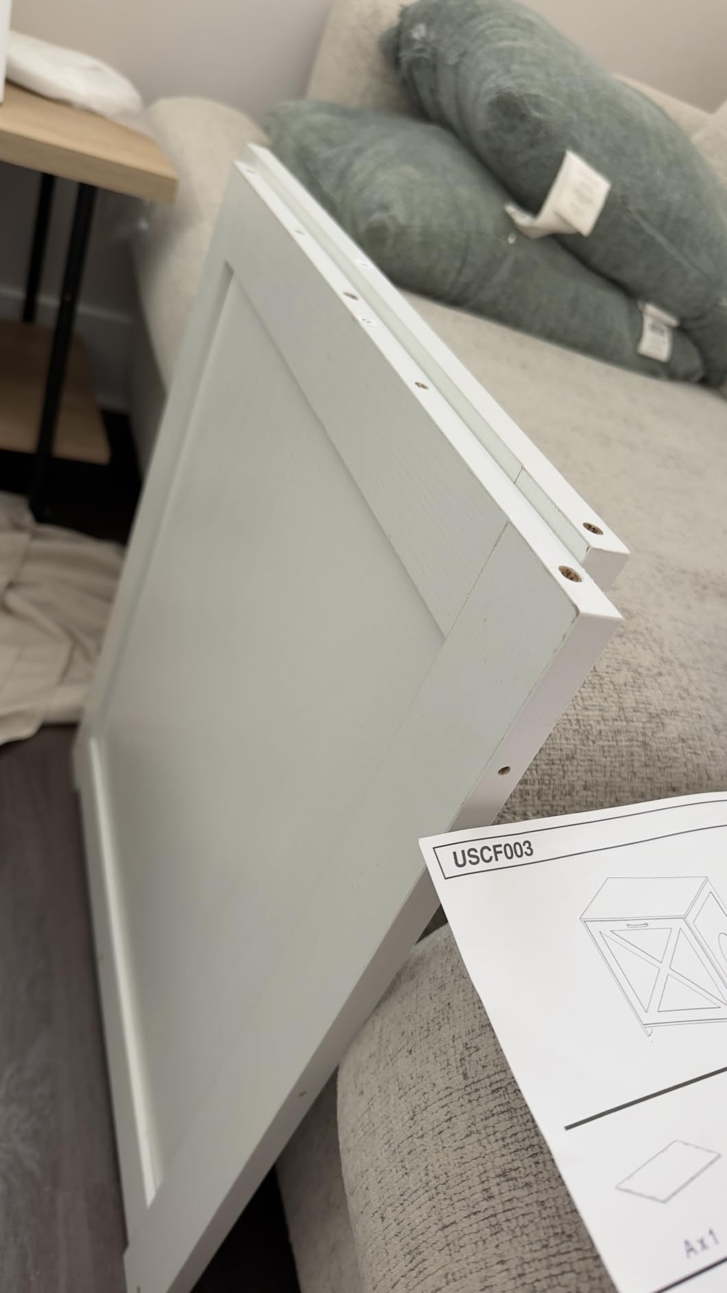 Dwanton Cat Litter Box Enclosure, Hidden Litter Box Furniture, 23.6 Inches customer photo 1