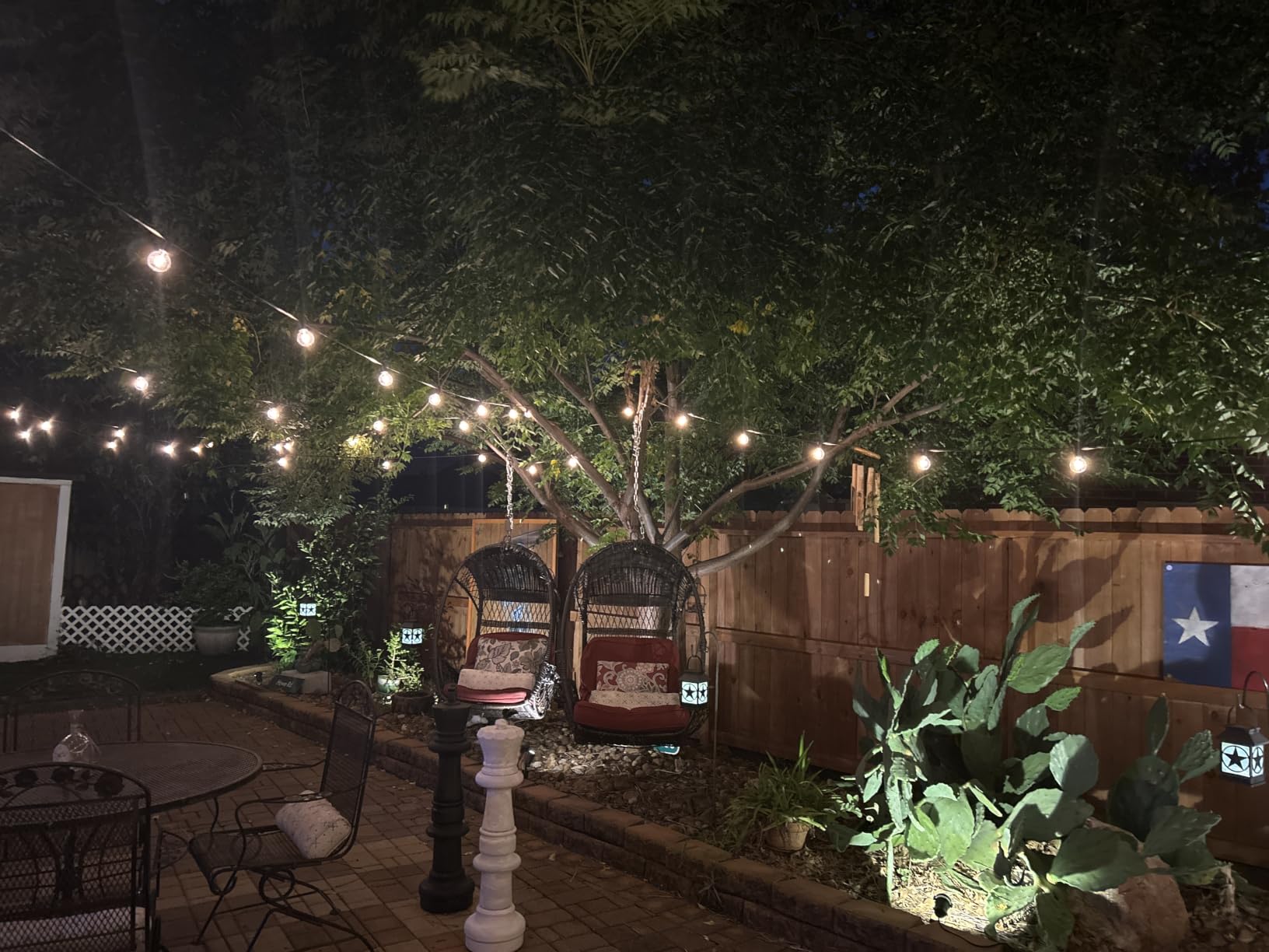 Outdoor String Lights, 55(50+5) FT 25 Bulbs IP65 Waterproof Patio Lights customer photo 1