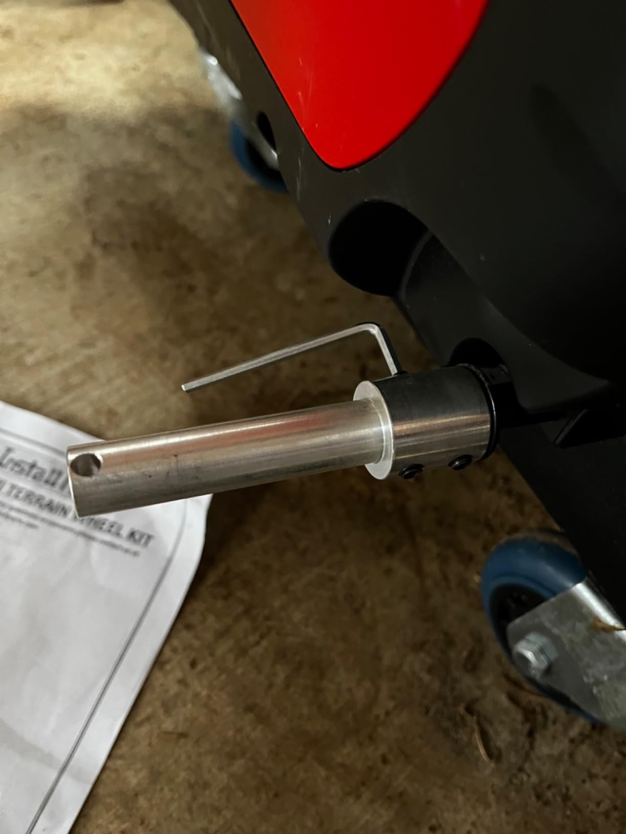 All Terrain Never Flat Wheel Kit, Locking Hub customer photo 1
