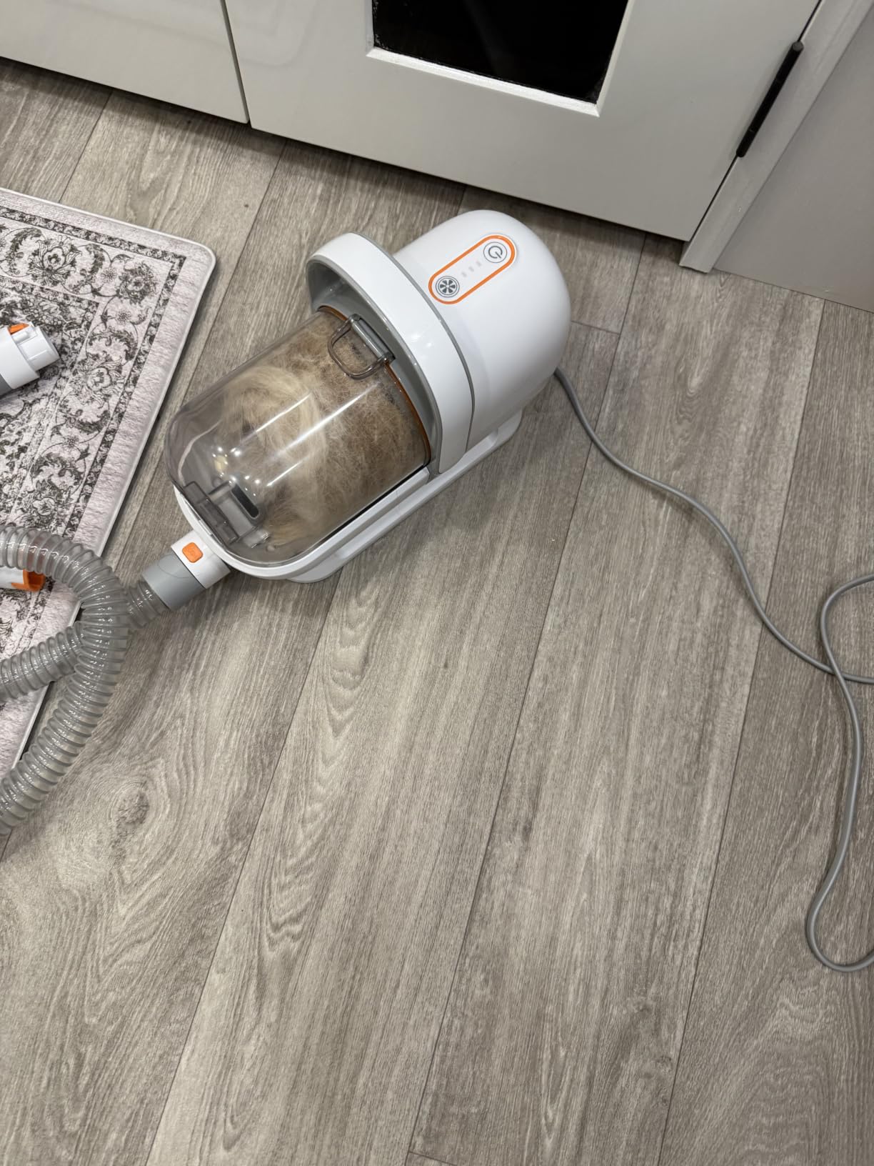 Afloia 6-in-1 Dog Grooming Vacuum Kit, Pet Clipper & Nail Grinder, White customer photo 1