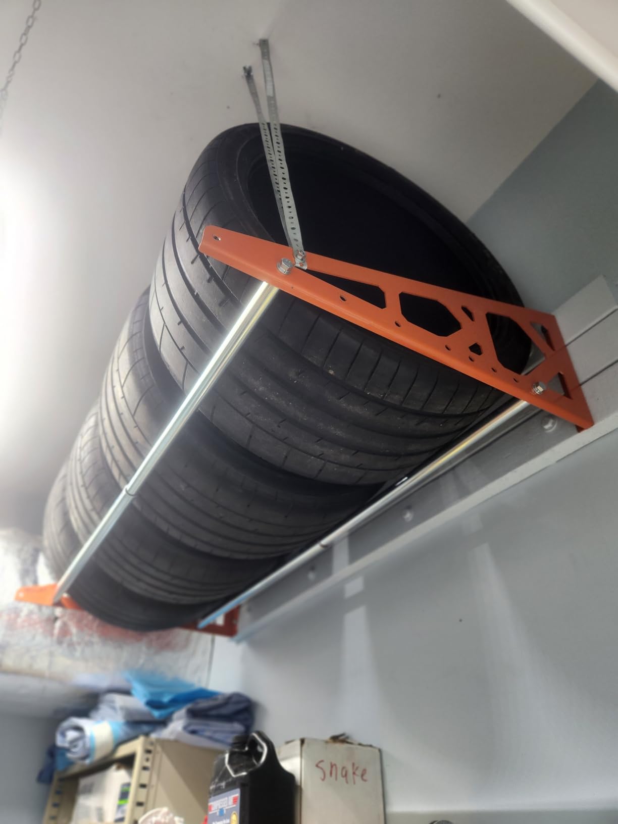 Tire Rack Wall Mount Adjustable 31