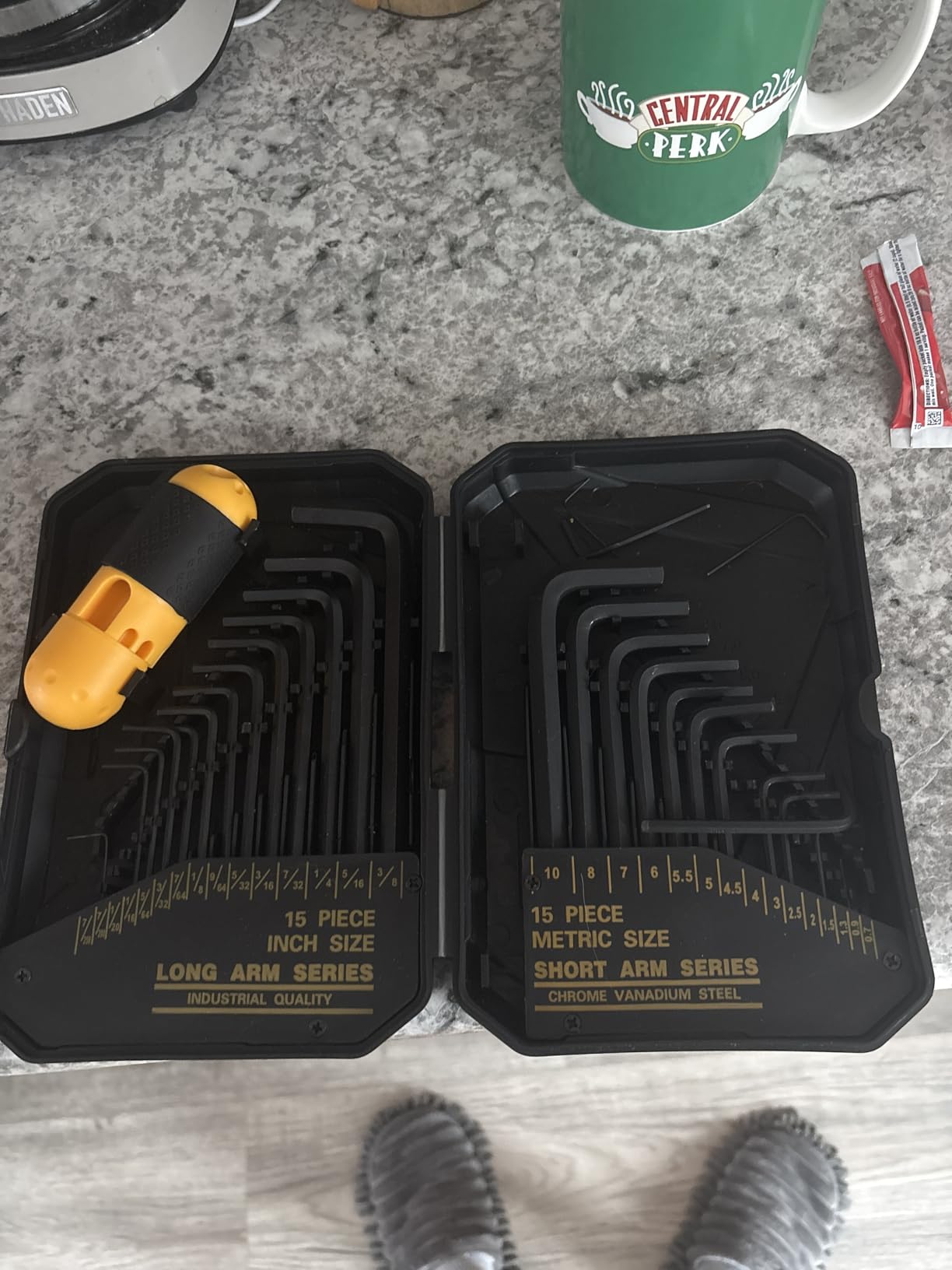 ELEAD 31-Piece Hex Key Set - Allen Wrench Set, SAE and Metric Allen Keys MM(0.7mm-10mm) SAE(0.028