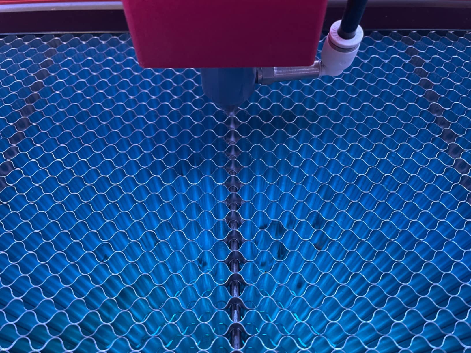 Honeycomb Laser Bed with Aluminum Plate, Working Area 500x500mm customer photo 2