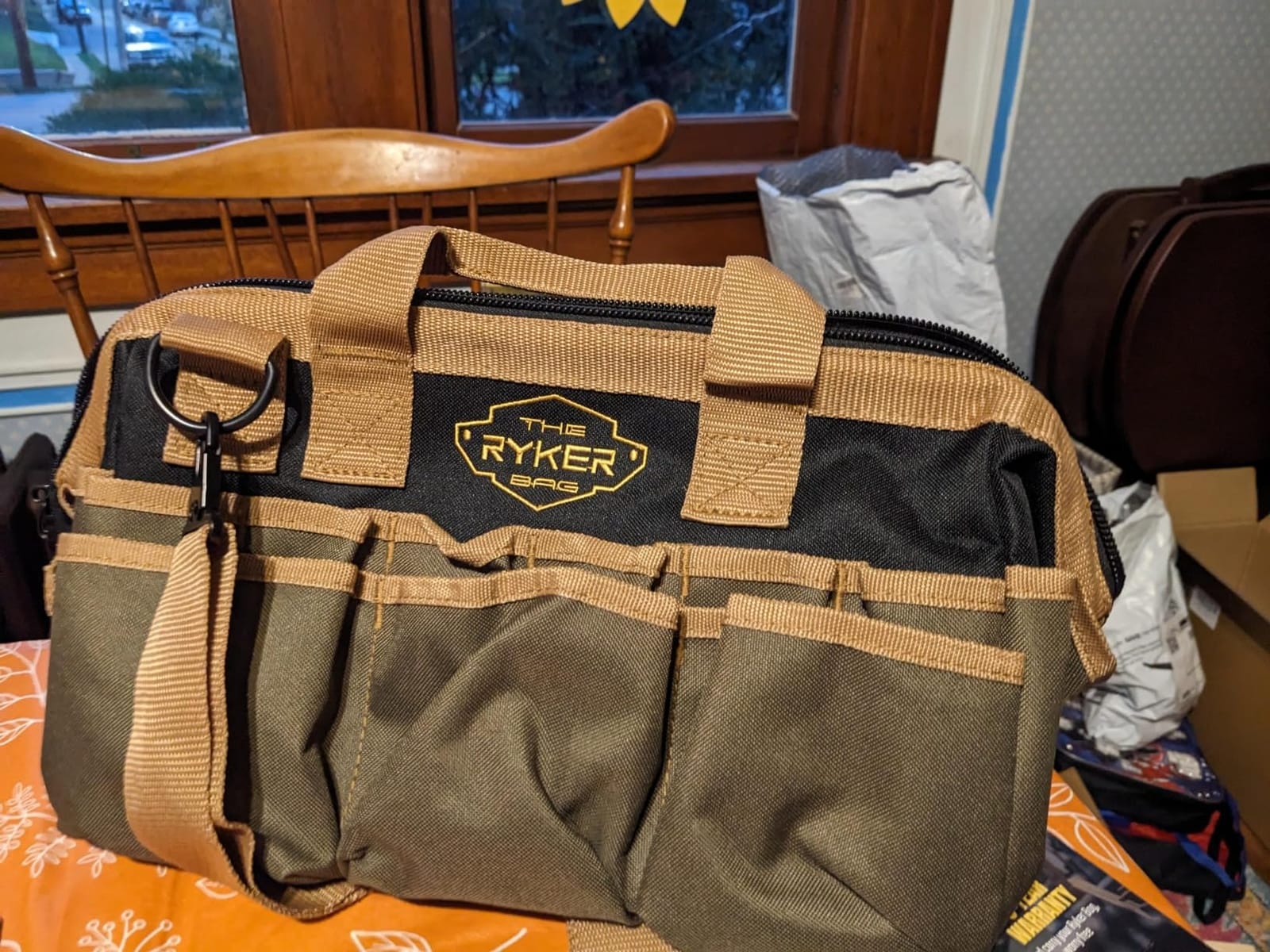 Ryker 14’’ Heavy Duty Tool Bag. Tool Box Organizer for Electricians & HVAC customer photo 2