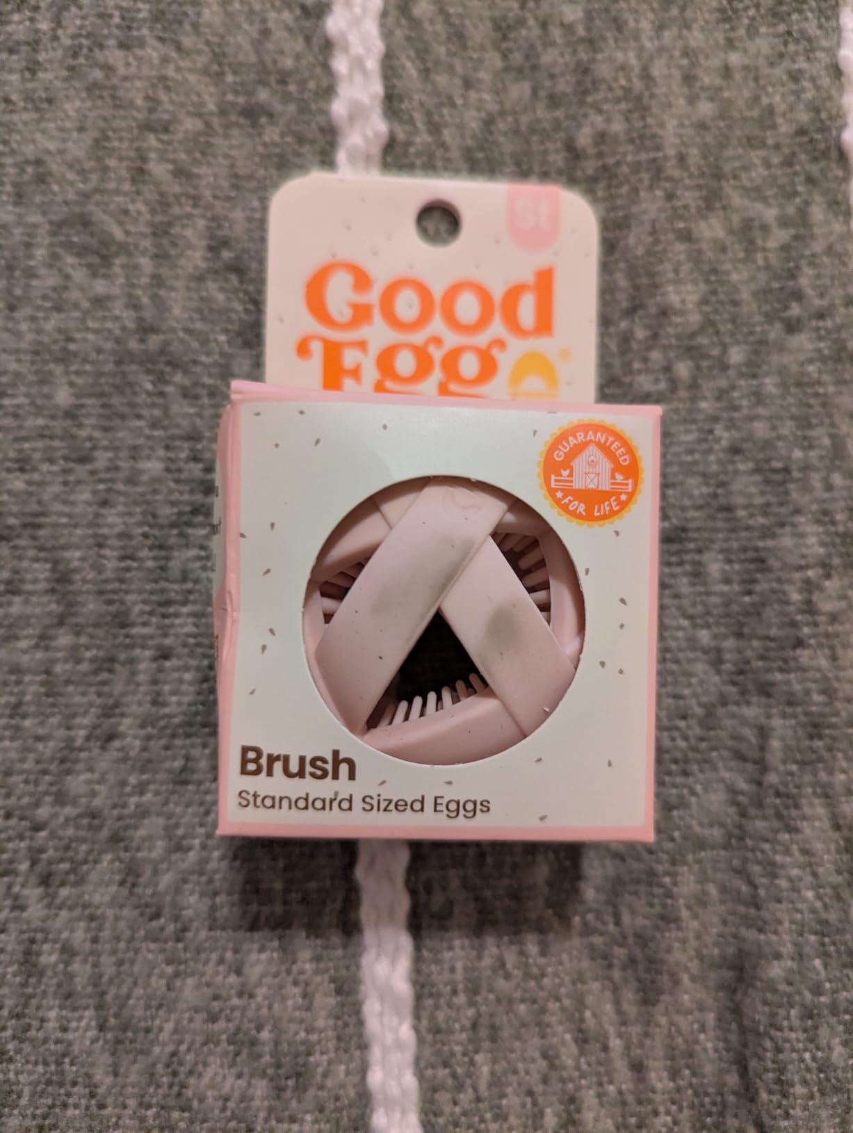 GoodEgg The Original Egg Brush, Silicone Egg Cleaning Brush for Farm Fresh Eggs, Chicken Coop Cleaning Tools, Egg Washer, Chicken Coop Accessories, Large to XL Sized Eggs, Green, As Seen On Shark Tank customer photo 2