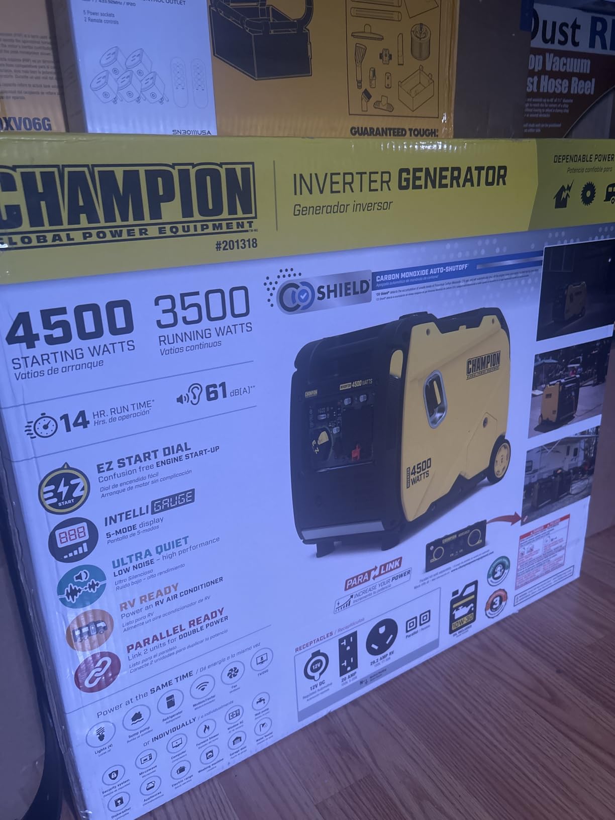 Champion 4500-Watt Wireless Remote Start Portable Inverter Generator customer photo 2