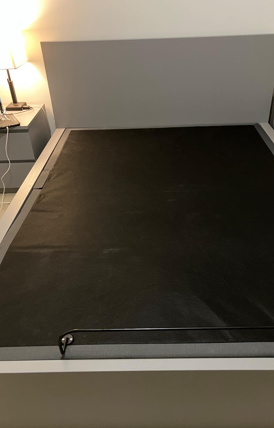 Marsail MS01-2 Queen Adjustable Bed Base with Massage-APP Connects Adjustable Bed Frame with 4 Height Options, 3 Minutes Fast Assembly, Wireless Control Adjustable Bed with Under-Bed Nightlight customer photo 1