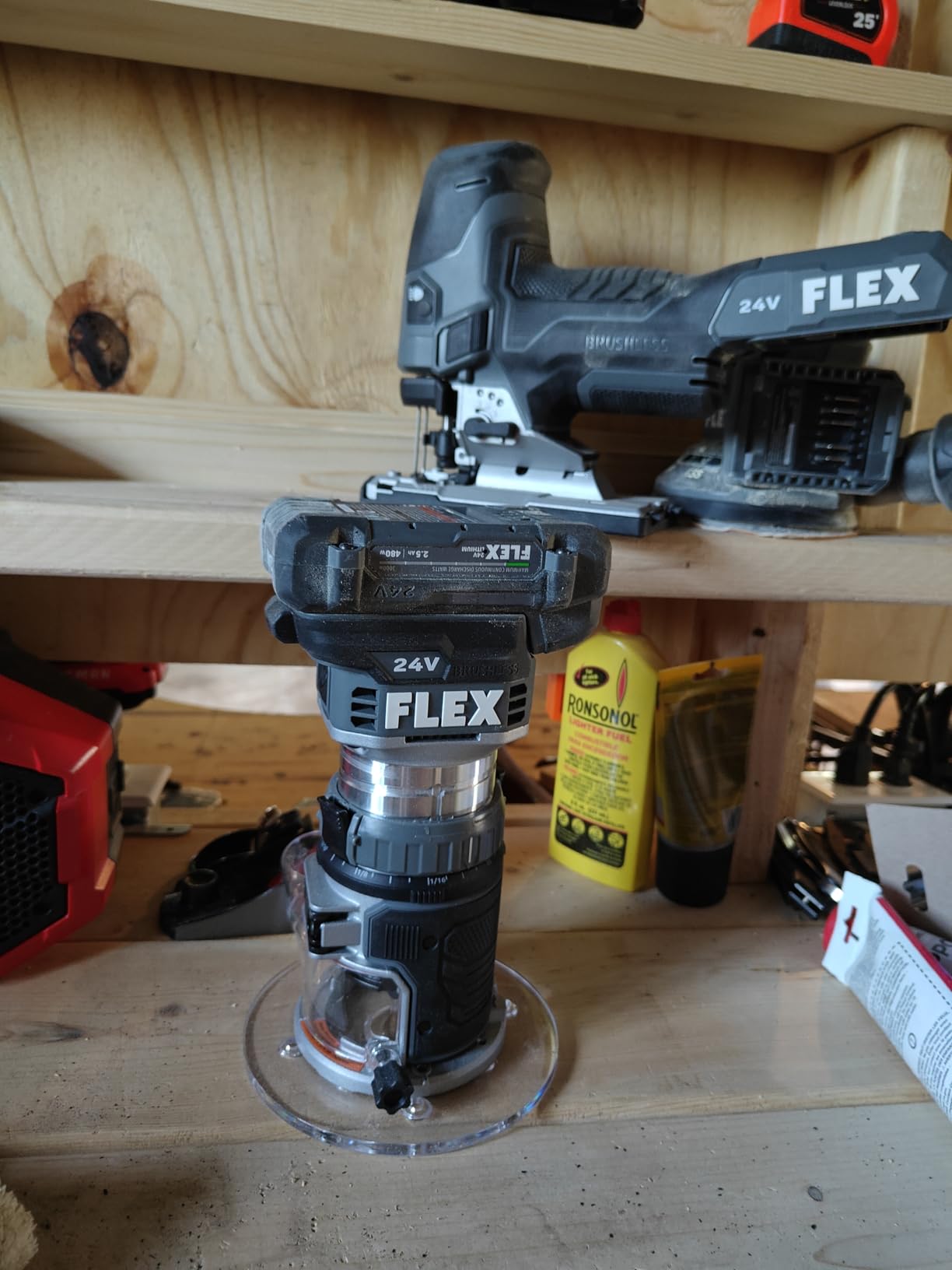 FLEX 24V Brushless Cordless 1.5 HP Trim Router Tool, Battery and Charger Not Included - FX4221-Z customer photo 1
