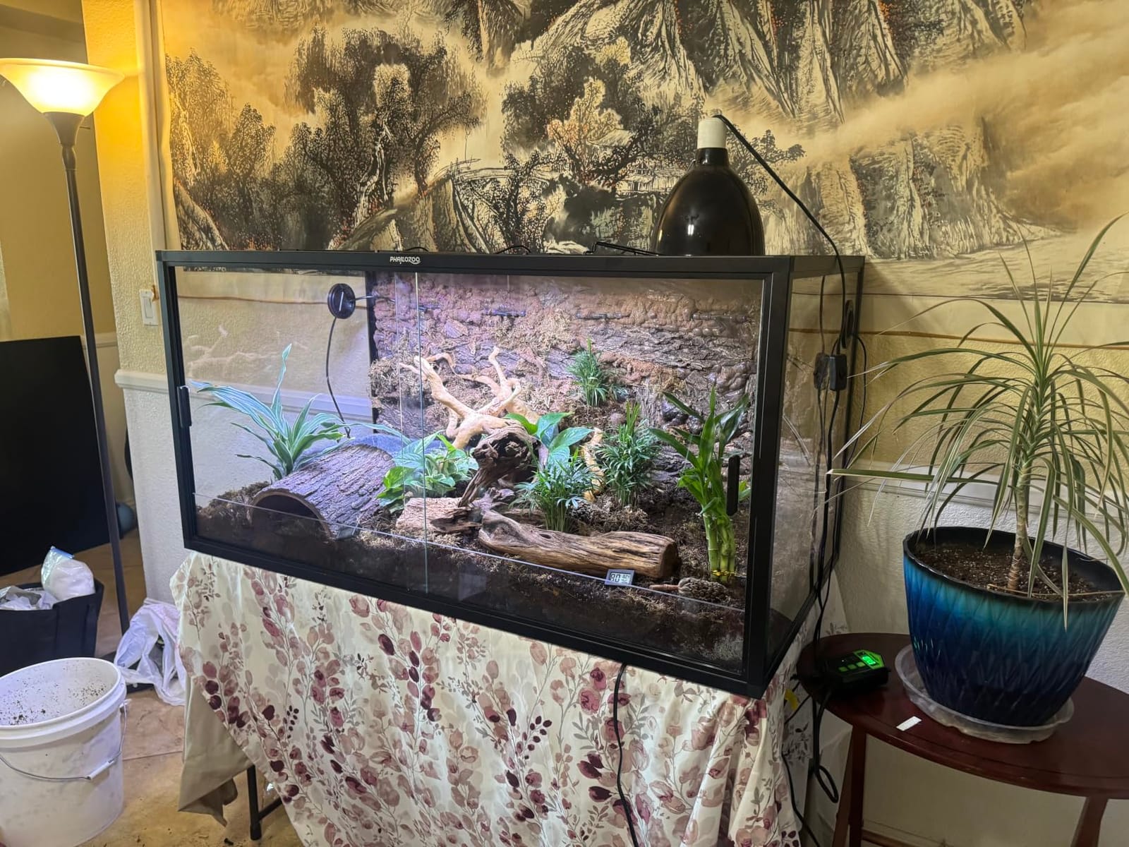 Phailozoo 120 Gallon Reptile Tank, Stackable 4x2x2 Reptile Enclosure customer photo 2