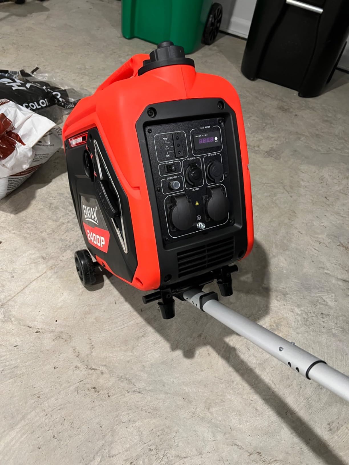 Erayak Wheel Kit For Portable Generators with Extending Telescopic Handle, Never-Flat Tires, Portable Generators Accessories customer photo 1
