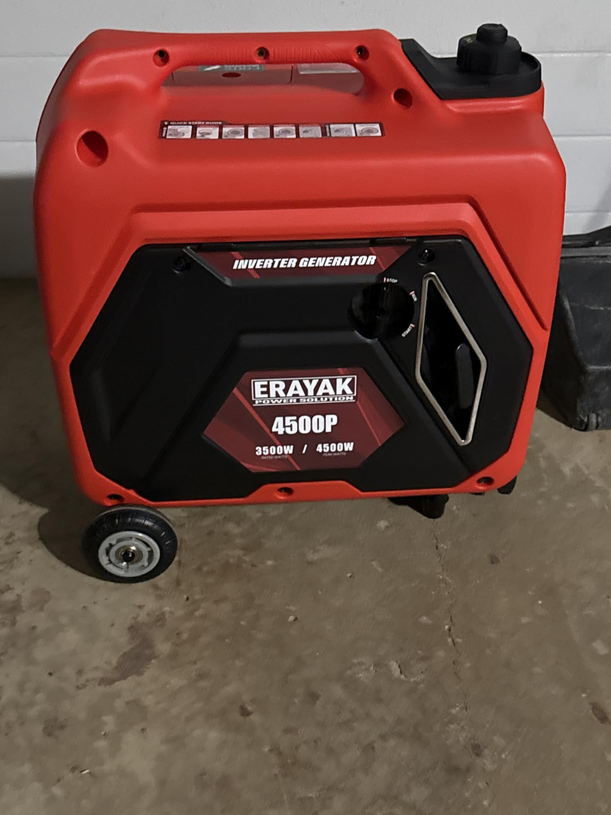 Erayak Wheel Kit For Portable Generators with Extending Telescopic Handle, Never-Flat Tires, Portable Generators Accessories customer photo 2