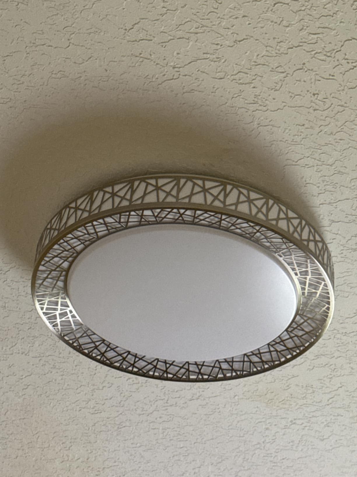 Lightania 12 Inch Bird's Nest Flush Mount Ceiling Light, 20W, 5CCT customer photo 2