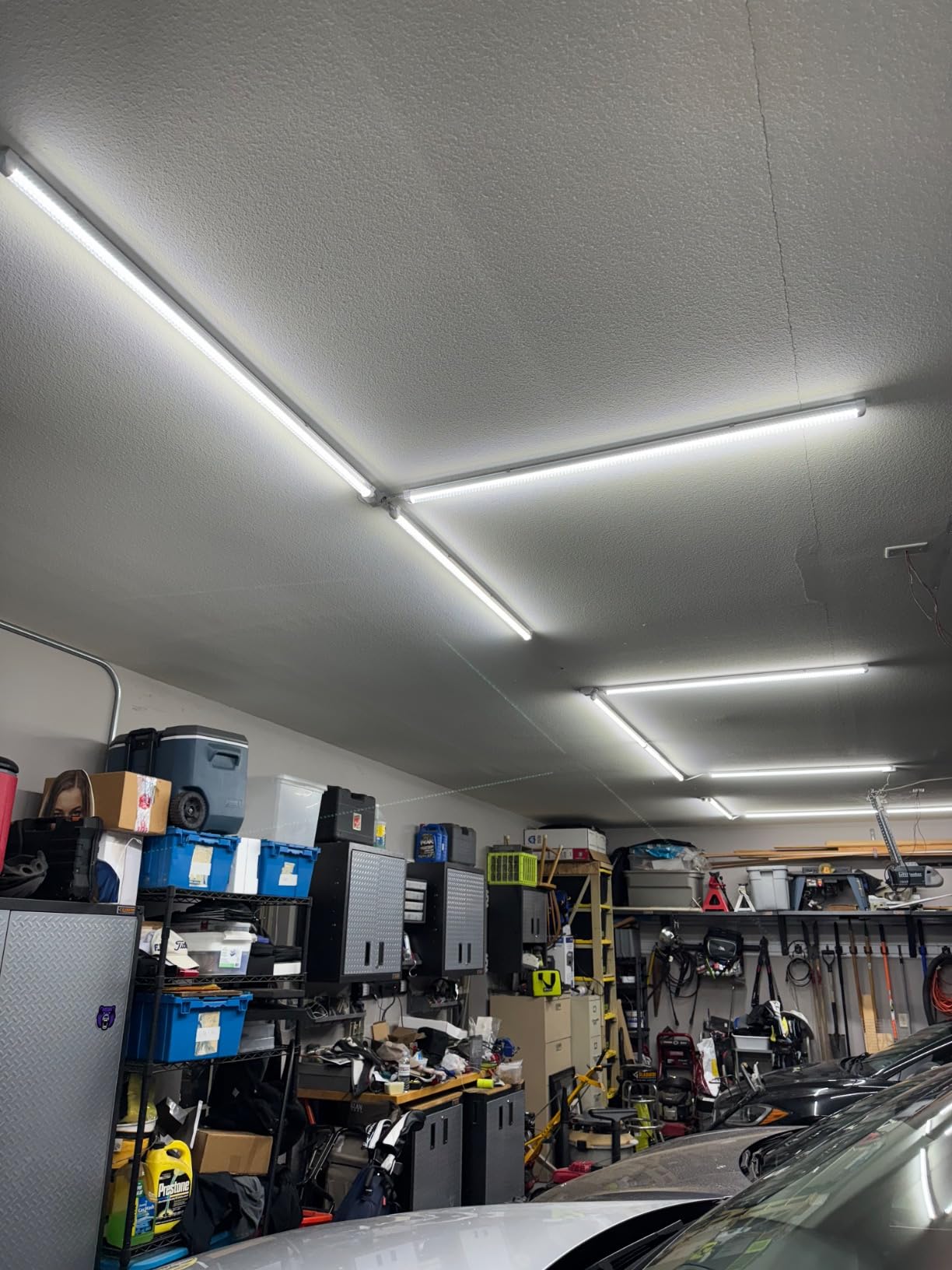 10Pack 4FT LED Shop Light - 50W 8000LM 6500K Linkable Clear Cover T8 LED Tube Light for Workshop, Warehouse, Basement - Plug and Play customer photo 1