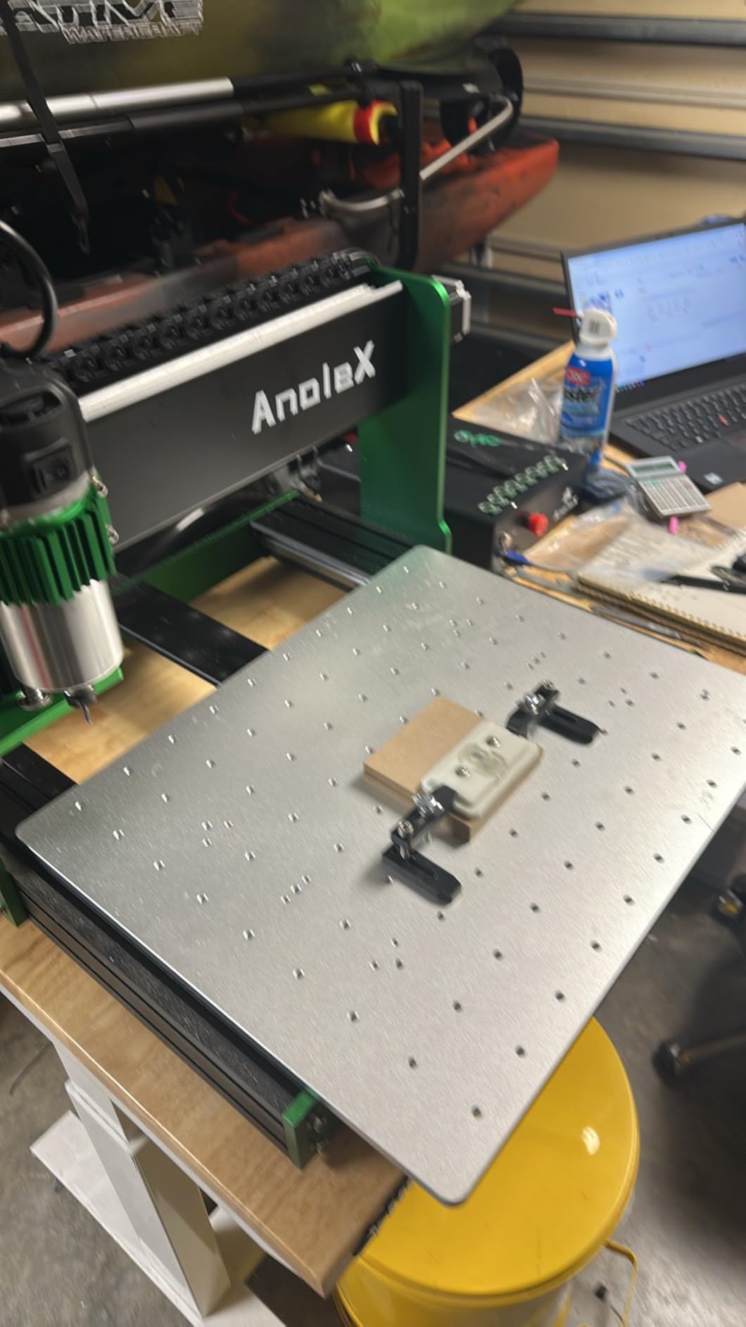 CNC Router Machine 4030-Evo Ultra 2, All-Metal XYZ Axis Dual Steel Linear Guides & Ball Screws with 800W Trim Router for Metal Aluminum Brass Wood Acrylic PCB customer photo 1