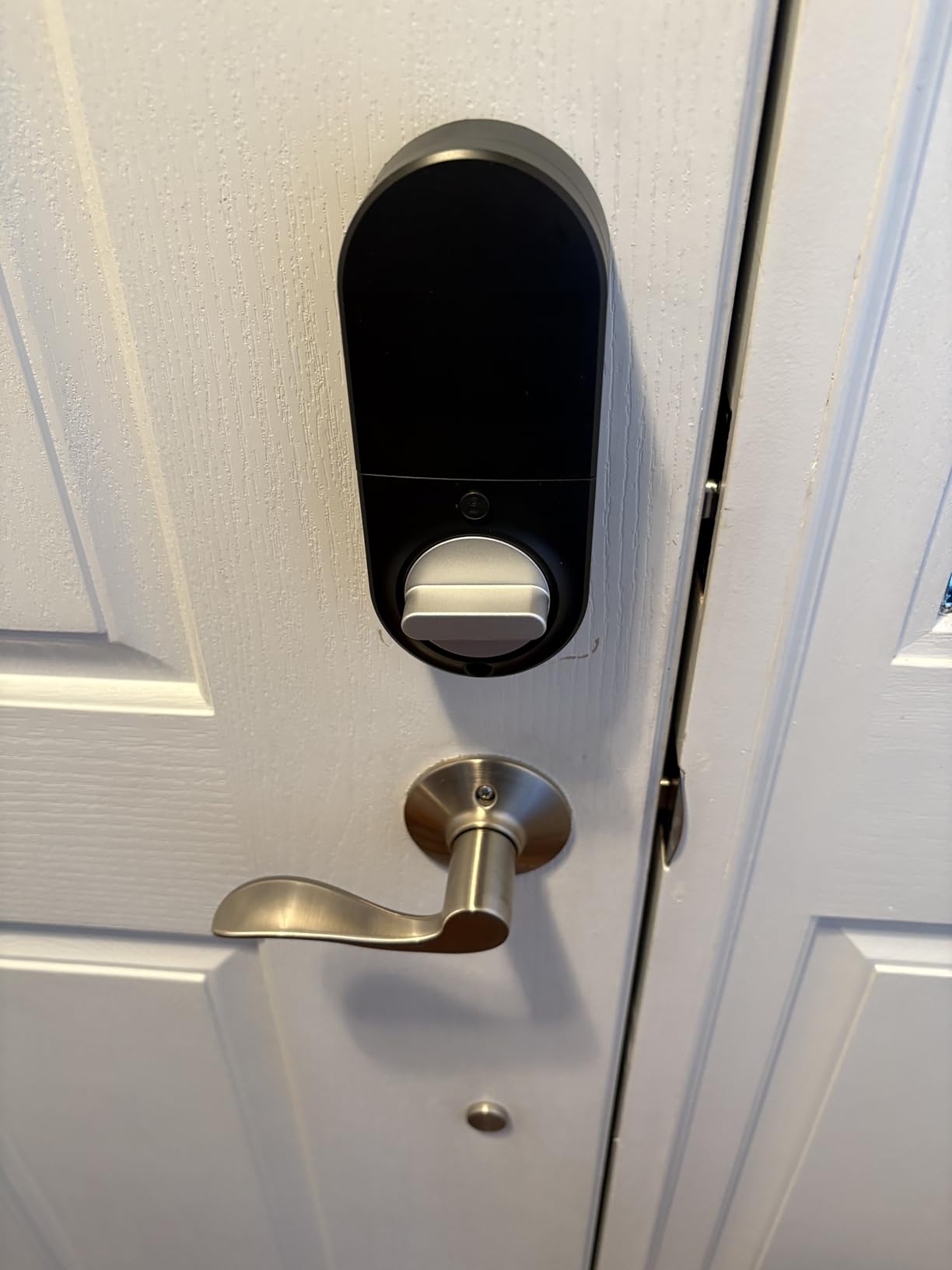 Fingerprint Smart Deadbolt with Keypad – Keyless Entry Lock for Home, Apartment, Office, Airbnb, Rental, Kids & Seniors, App & Code Access, Auto-Lock, Easy DIY Install, Compatible with Alexa & Google customer photo 2