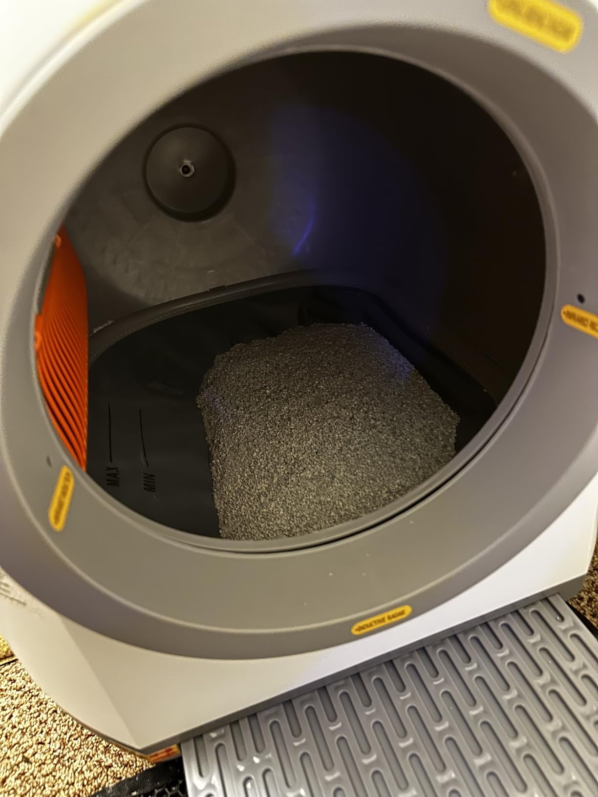 WARCAT Self-Cleaning Litter Box – 90L, APP, Sensors, Gray customer photo 1