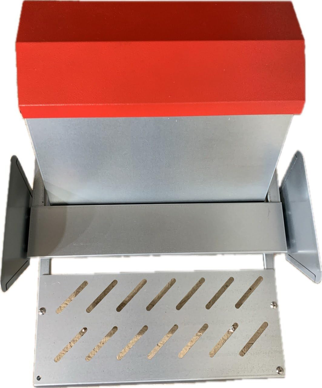 25lbs Automatic Chicken Feeder-Steel Treadle Poultry Feeder Weatherproof customer photo 1