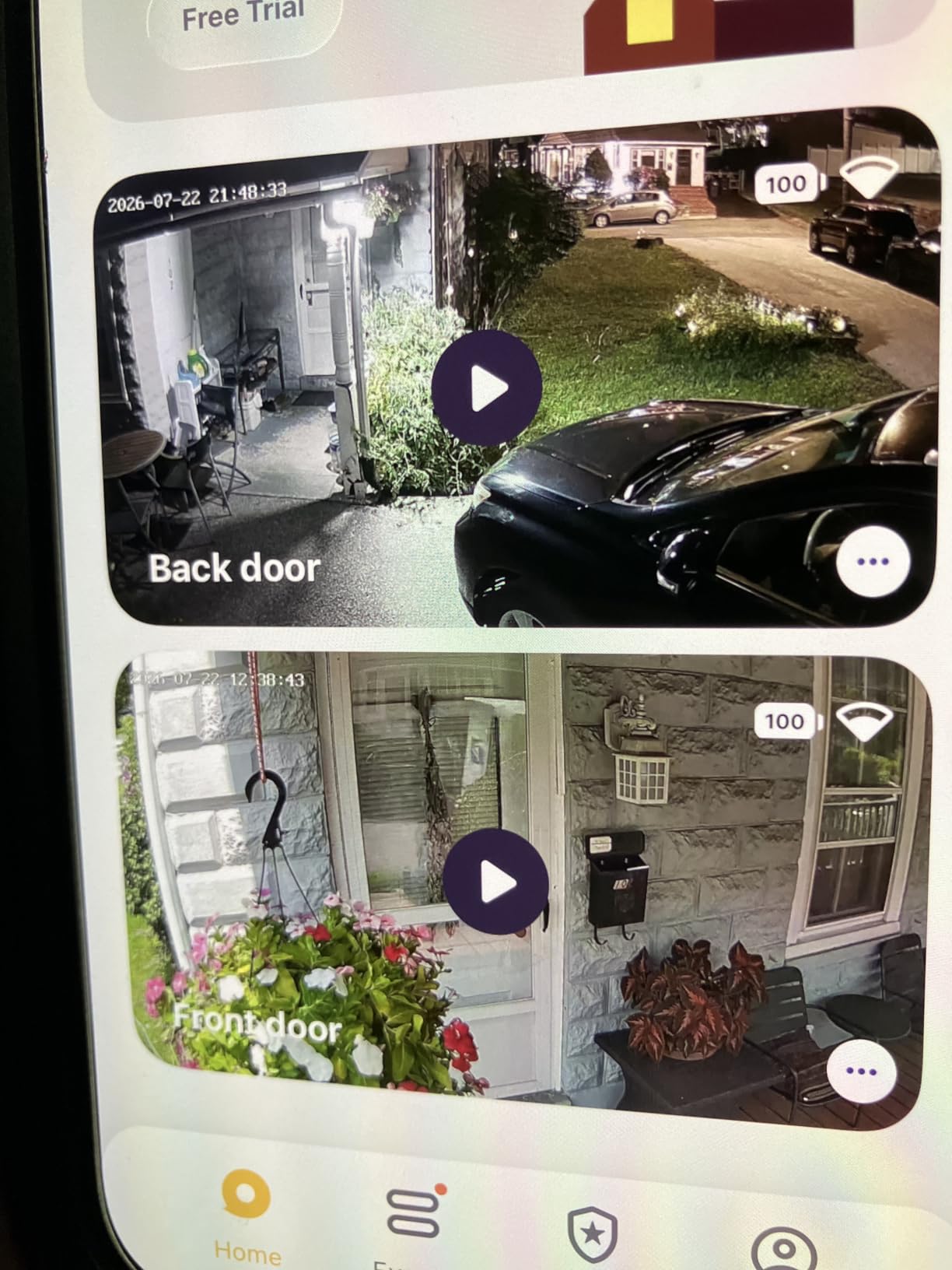 GNCC Solar Security Cameras Wireless Outdoor 2.4G WiFi, SD/Cloud Storage customer photo 1