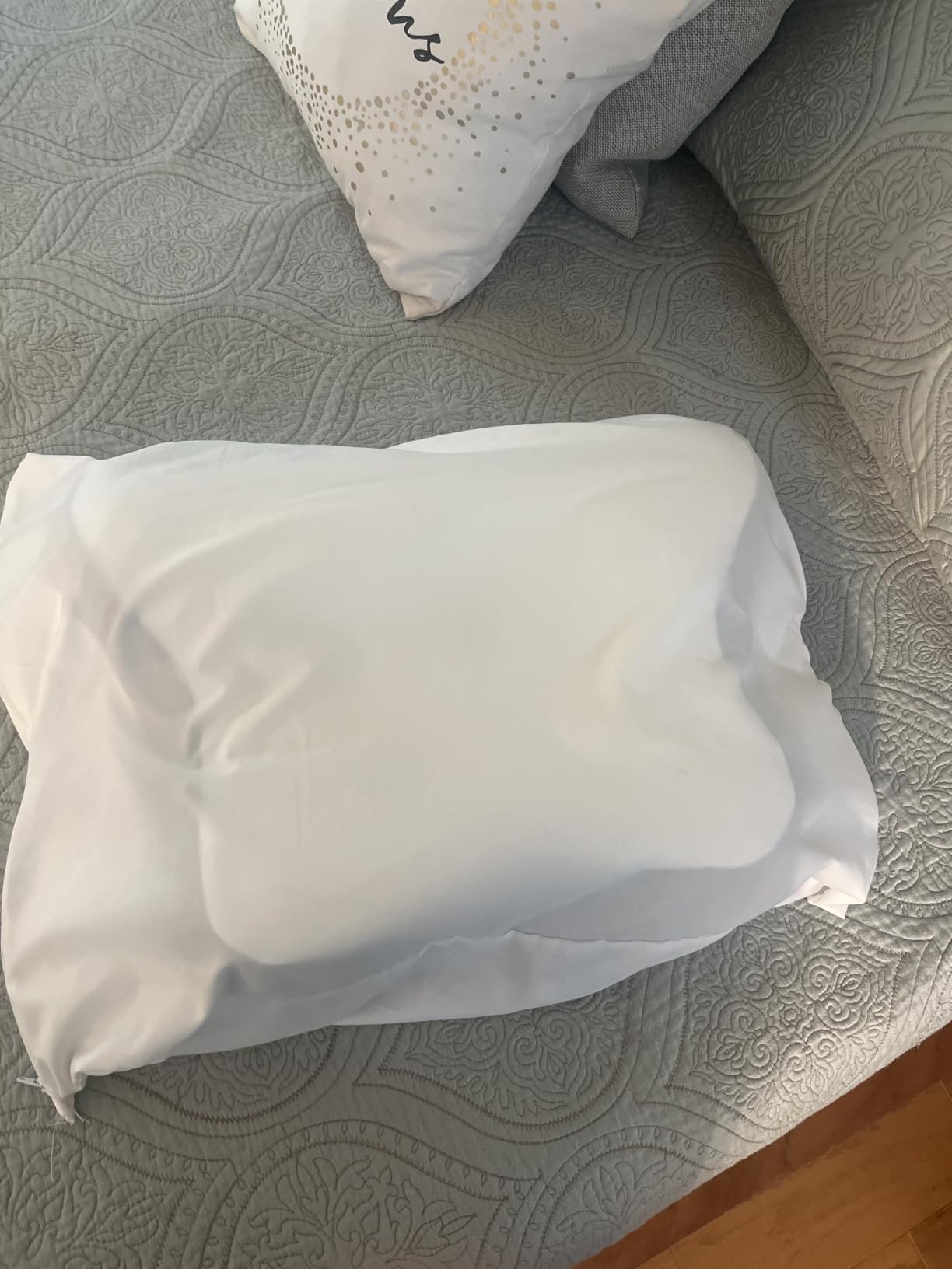5X Pain Relief Cervical Neck Pillow for Neck Support, Ergonomic Cooling Side Sleeper Pillow for Sleeping, Odorless Contour Memory Foam Pillows, Orthopedic Bed Pillow for Side Back Stomach Sleeper customer photo 2