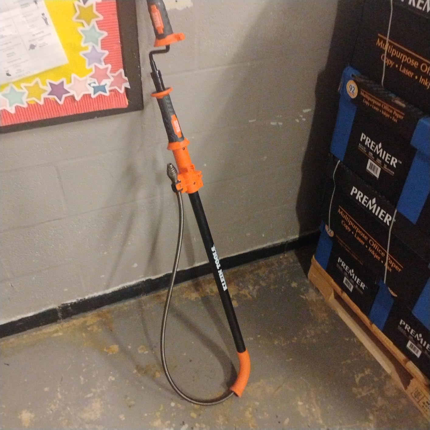 Klein Tools 53018 6-Foot Extendable Steel Toilet Auger, Plumbing Snake customer photo 2
