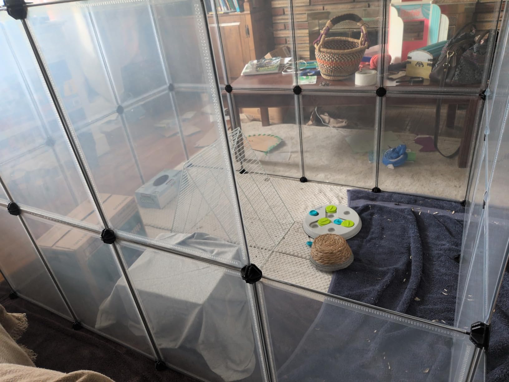 SONGMICS Guinea Pig Cages, 2-Tier Small Animal Cage customer photo 2