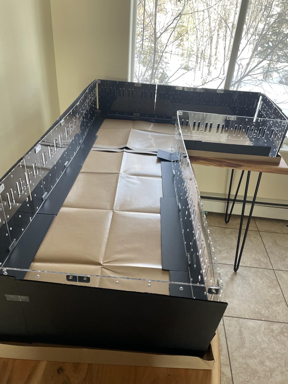 GuineaLoft™ Model-A3Loft 2-Level Acrylic Guinea Pig Cage w/Loft customer photo 1
