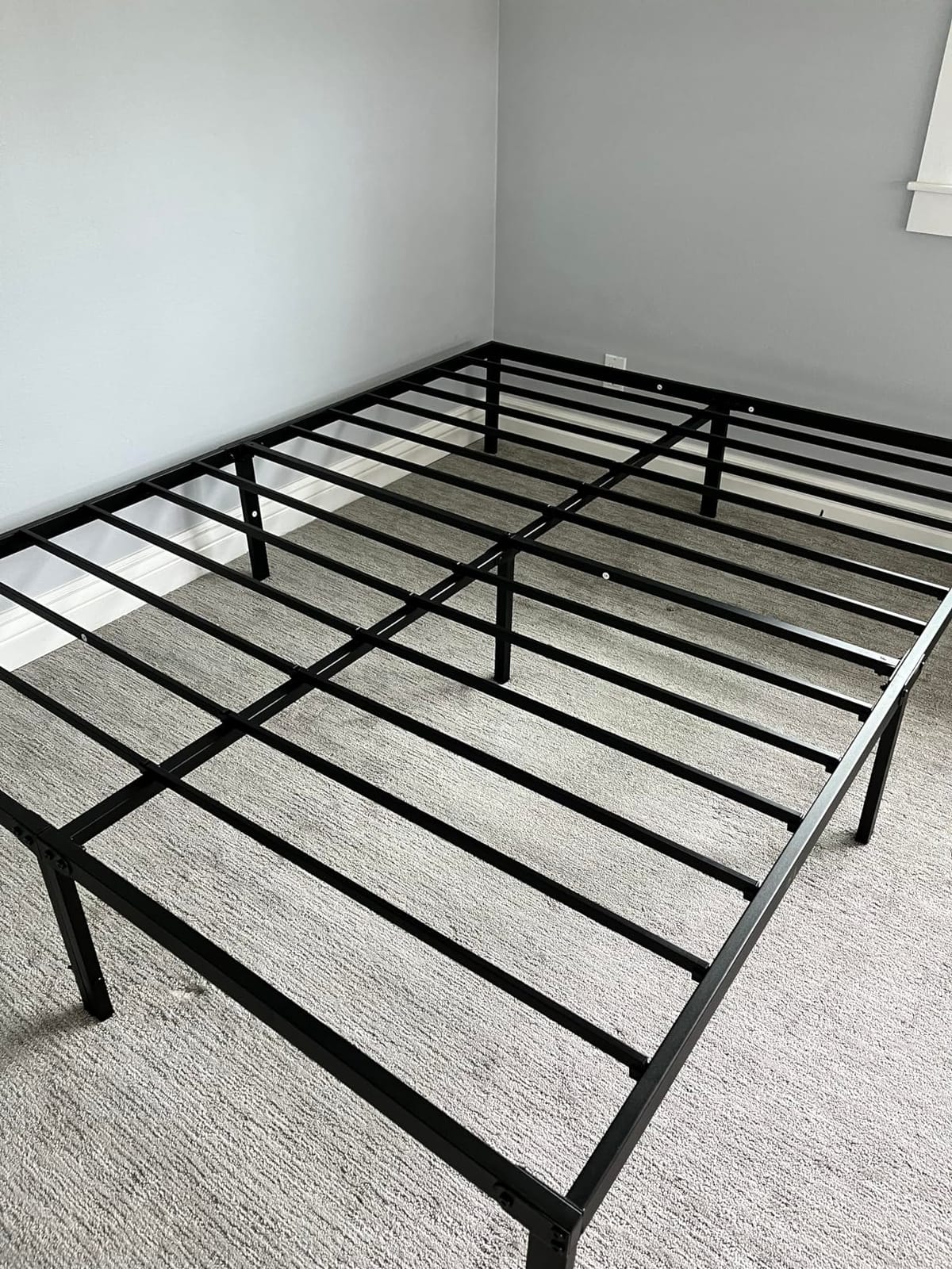 Sweetcrispy 12 Inch Full Bed Frame, 3.5